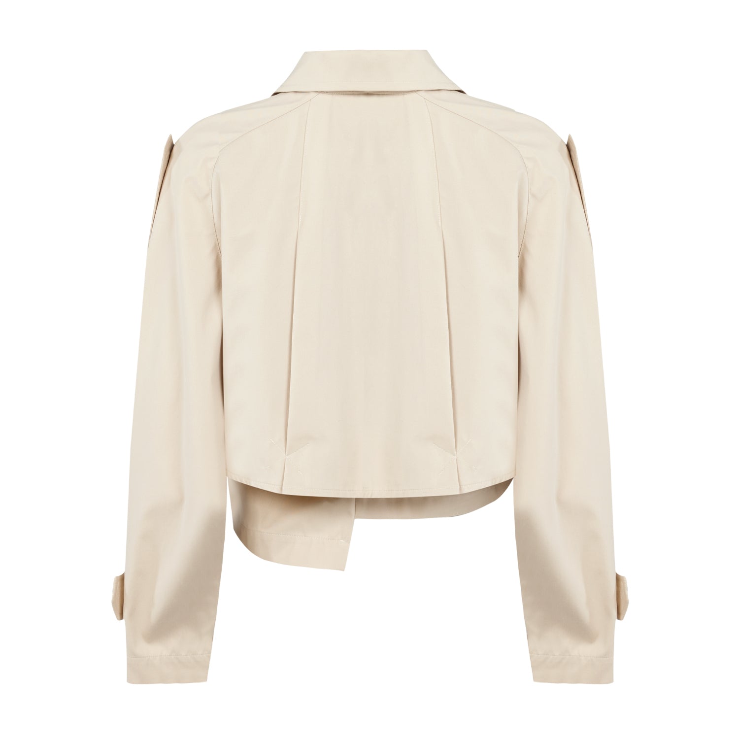 Free Heaven Cropped Waterproof Trenchcoat - Fog