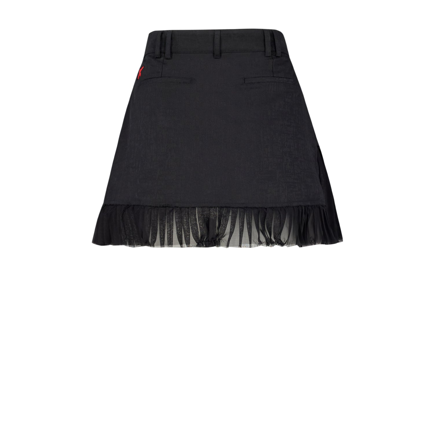 YOUR *ITCH PLEATED SKIRT - JET BLACK