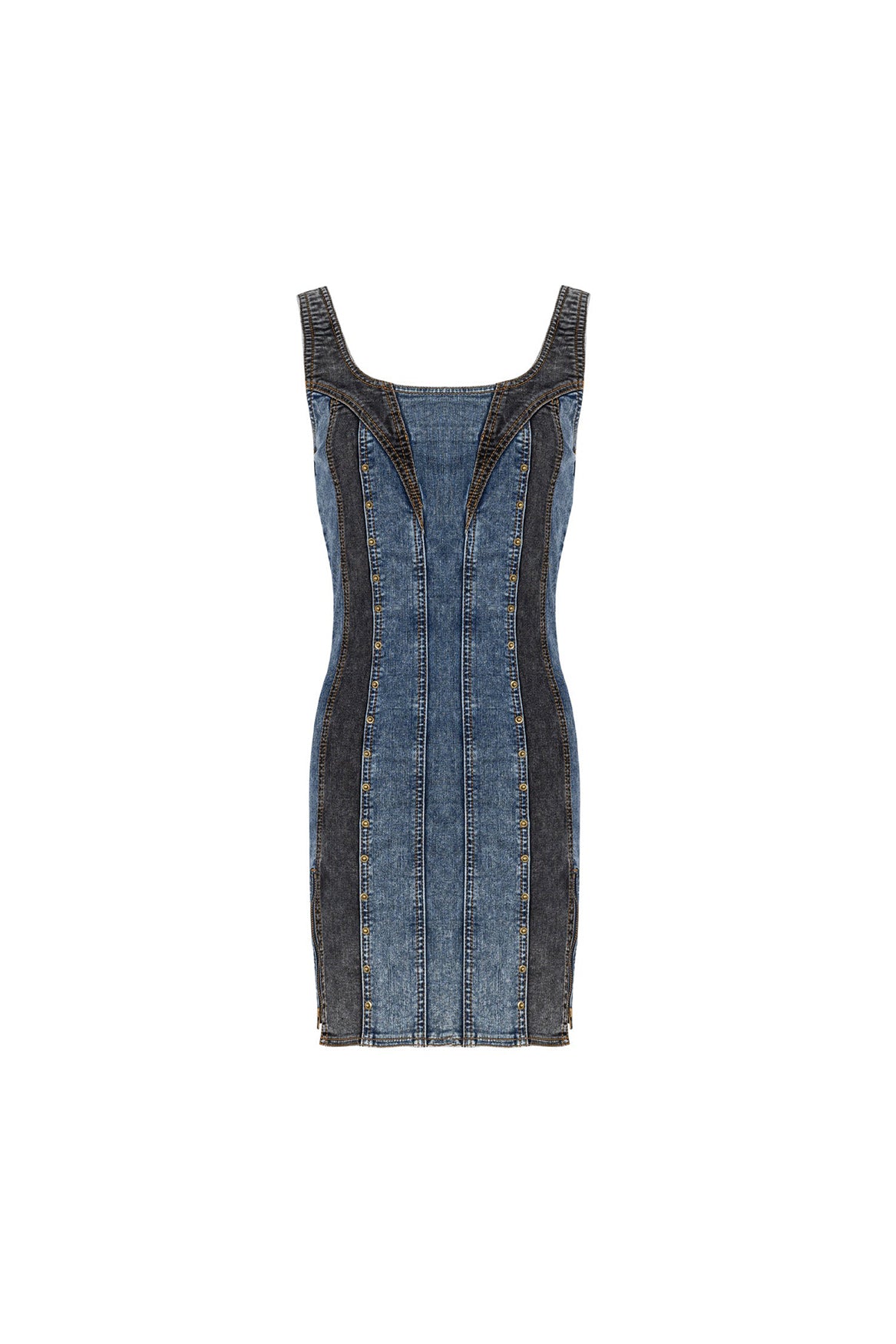 part two denim dress Part Two MAISSAPW DR - Denim dress - light blue denim/light-blue denim