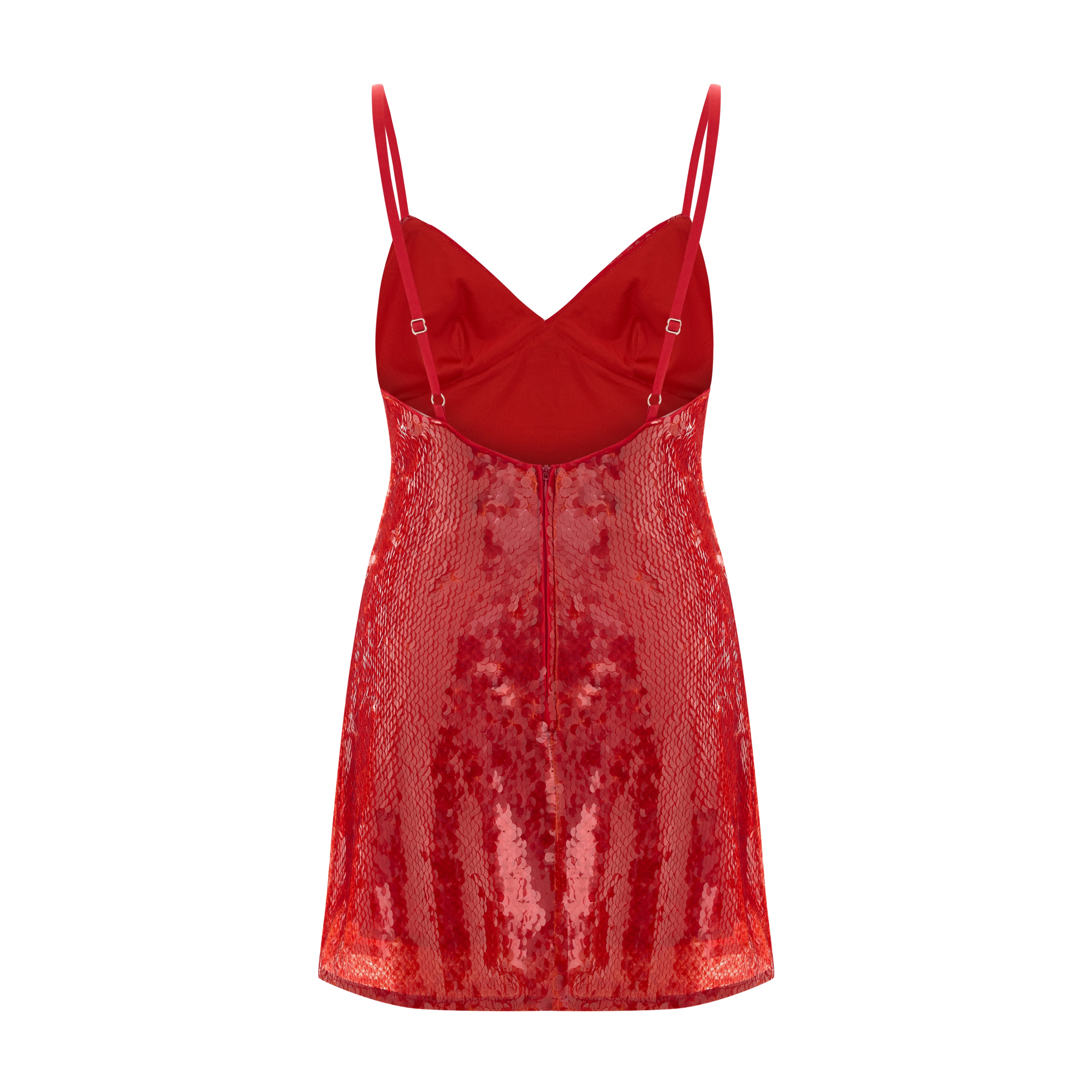 Sequin Cross Strap Mini Dress