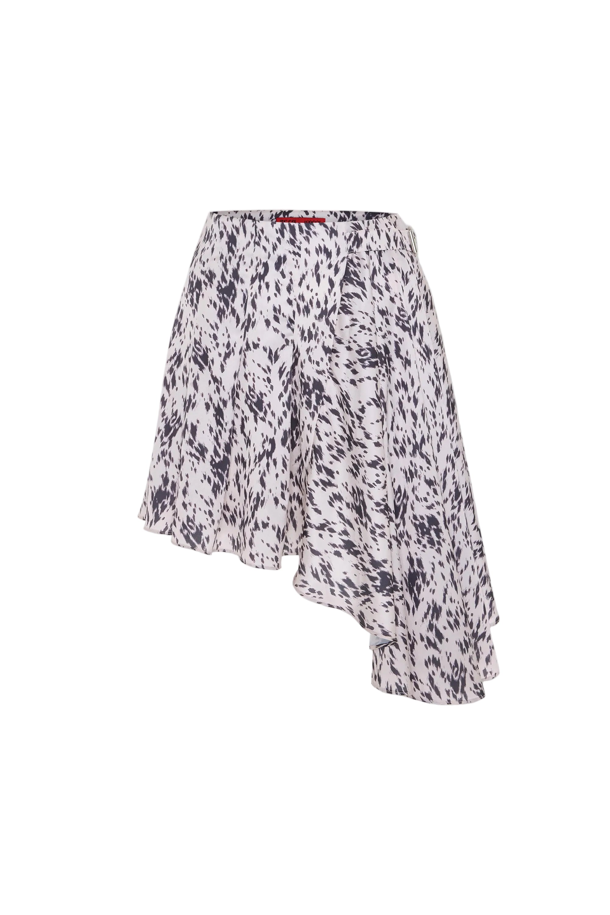 Floral patterned skirt on a white background