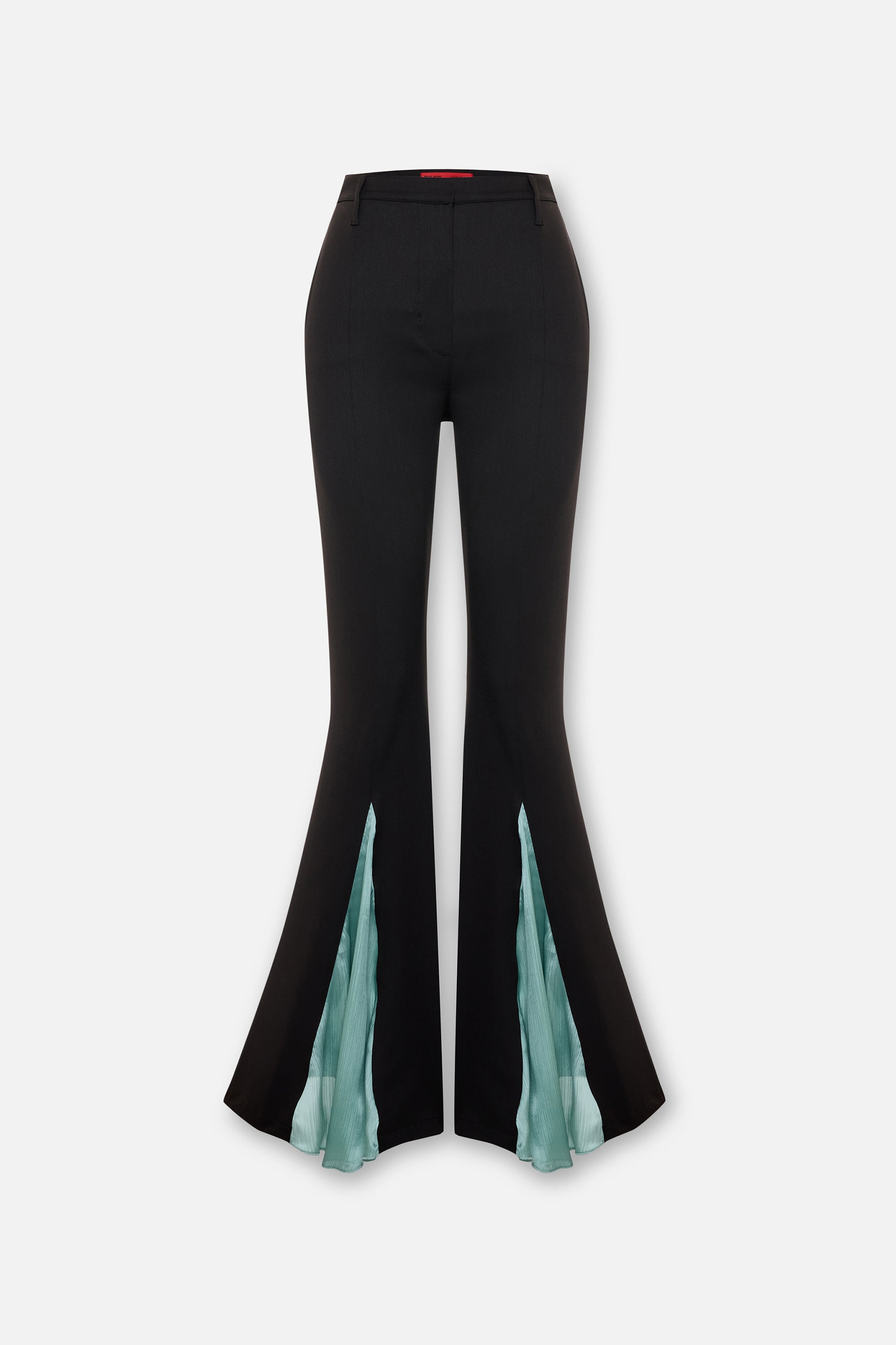 The Party Edit Contrast Chiffon Detail Pants