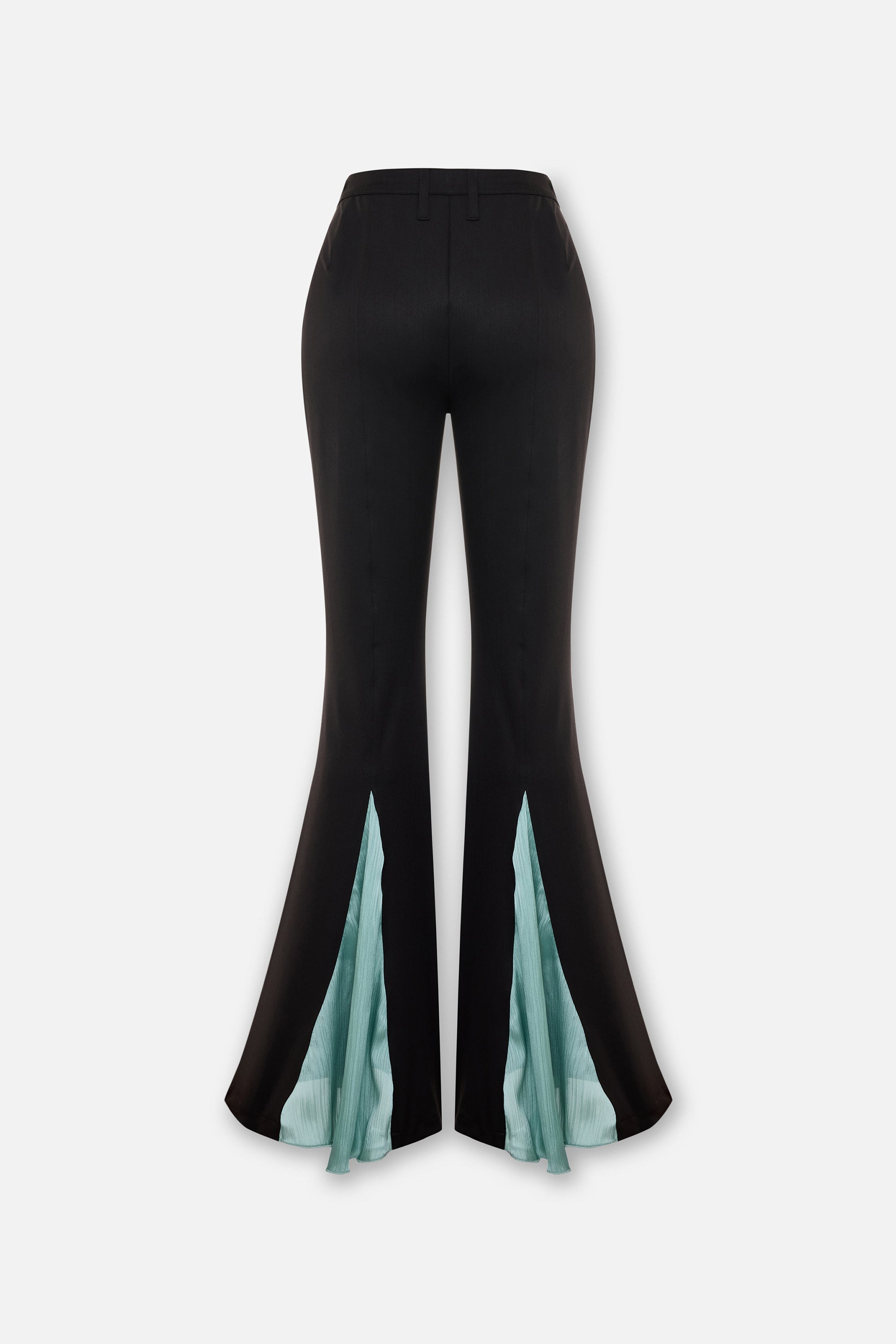 The Party Edit Contrast Chiffon Detail Pants