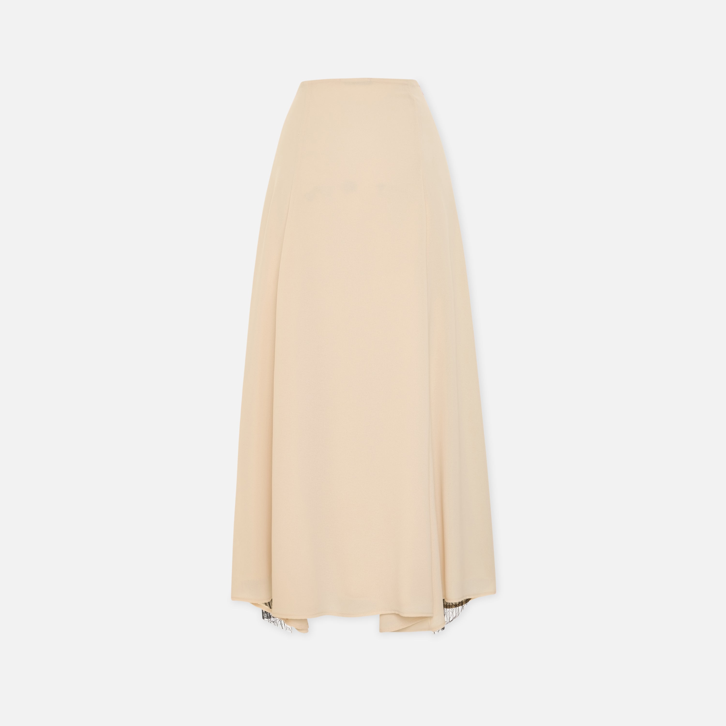 The Party Edit Slit Lace-Panel Maxi Skirt