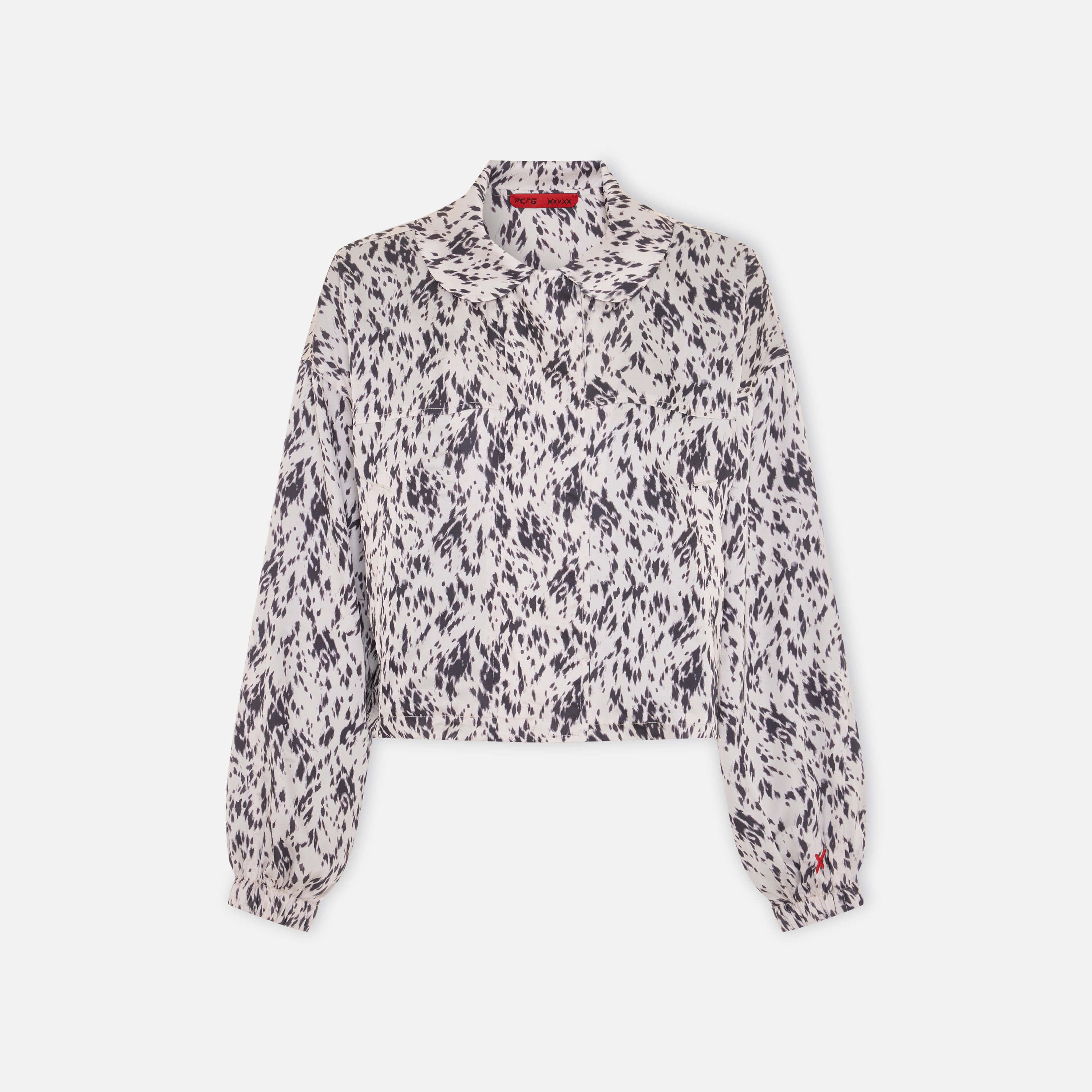 The Party Edit Satin Cropped Bomber Jacket