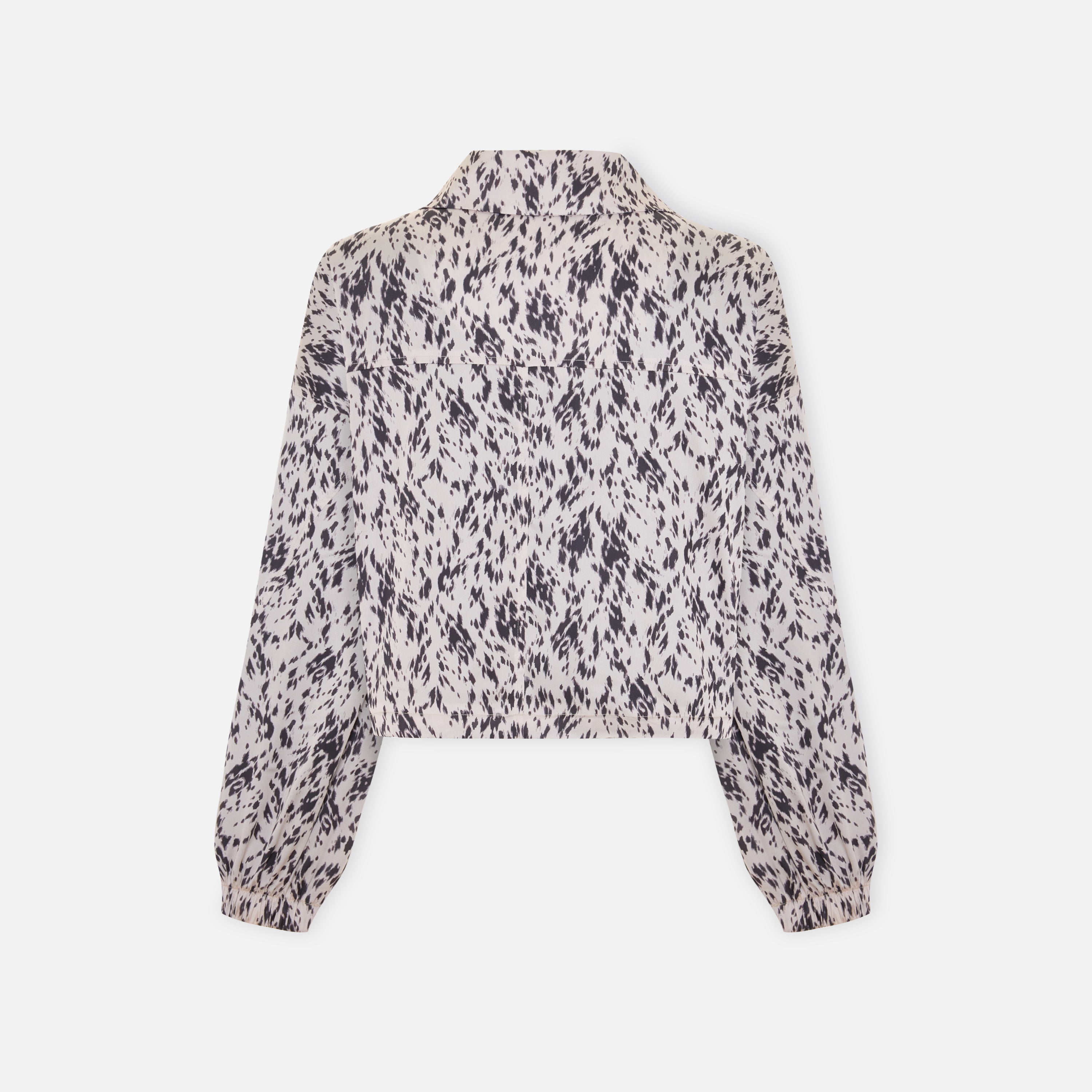 The Party Edit Satin Cropped Bomber Jacket