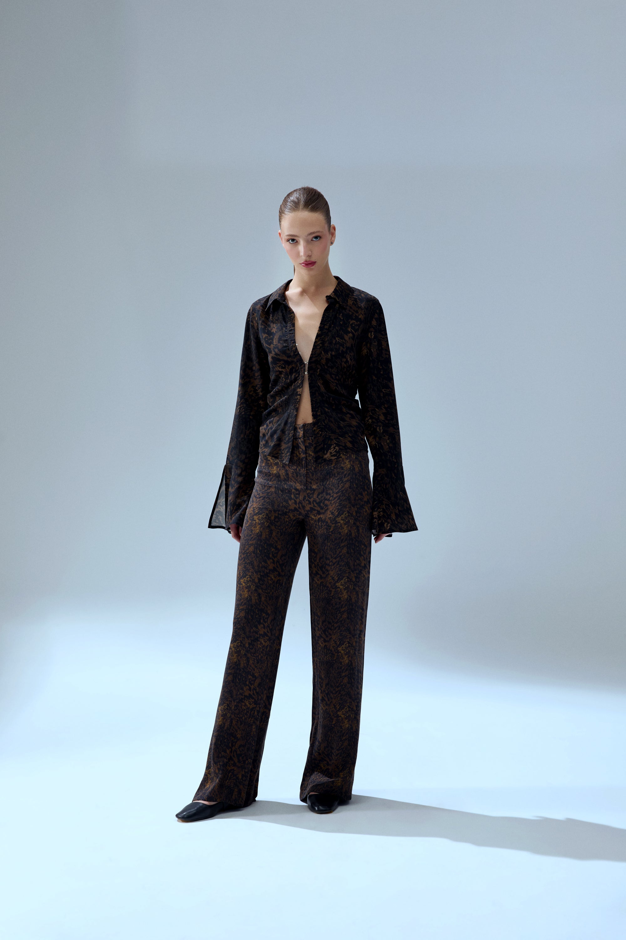 your *itch  fitted shirt - Leopard