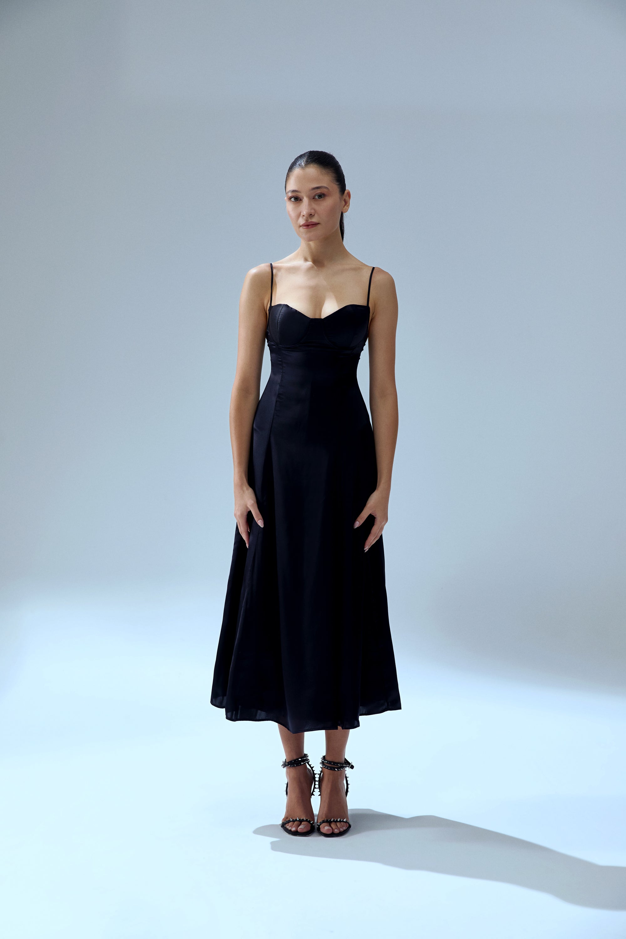 PURE SILK YOUR *ITCH SILK DRESS - JET BLACK