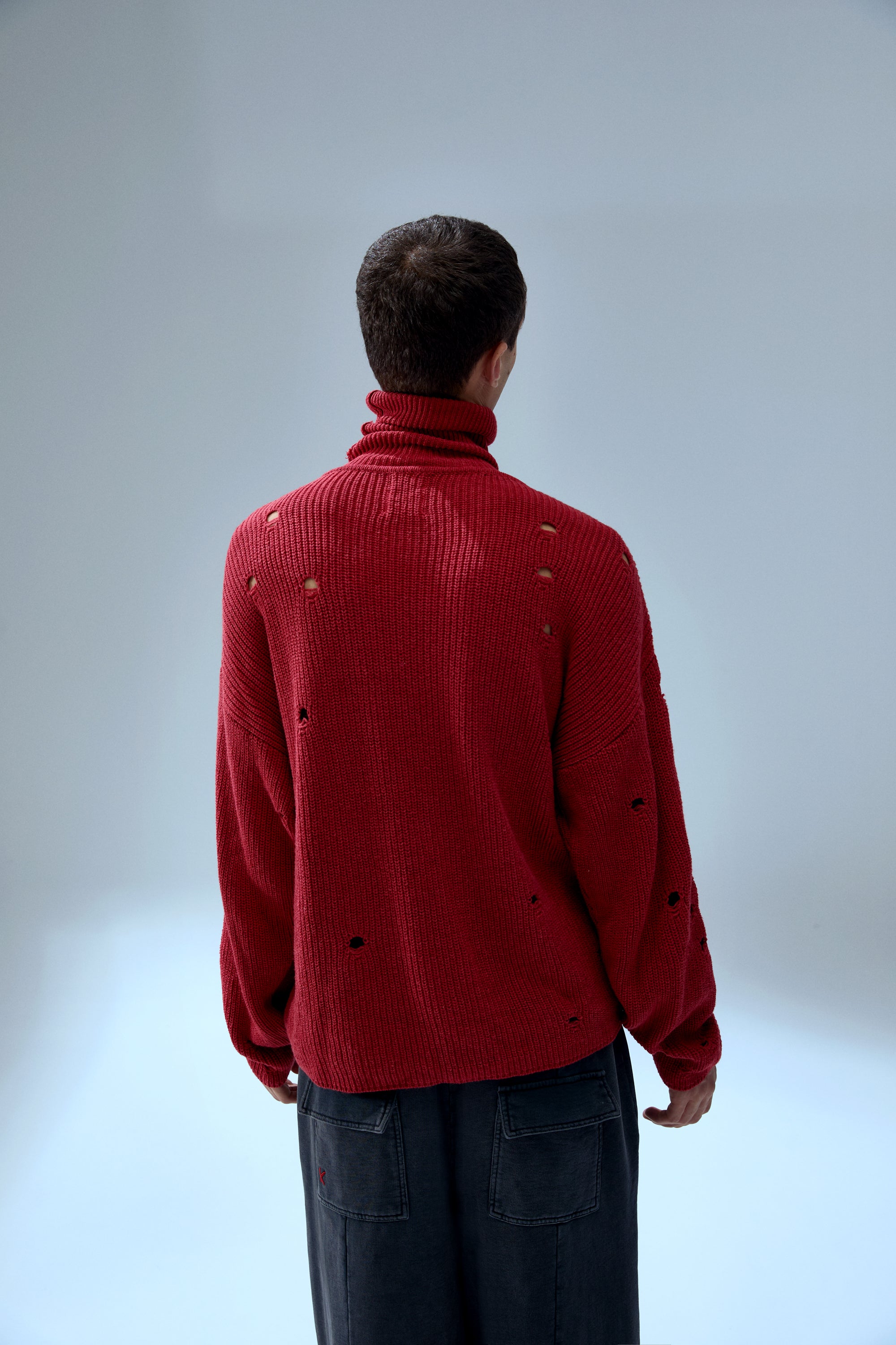 CASHMERE BLEND YOUR *ITCH HIGH NECK SWEAT - SAMBA