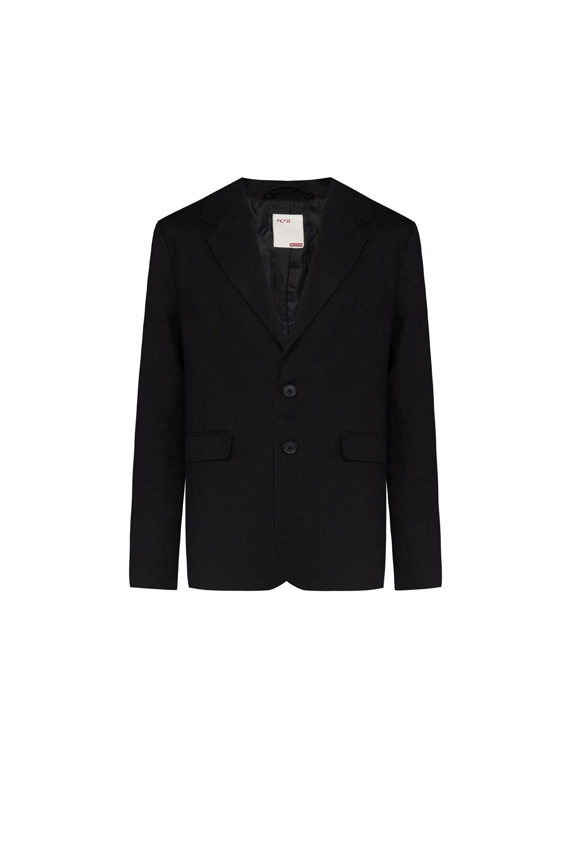 Free Heaven Linen Suit Blazer - Jet Black