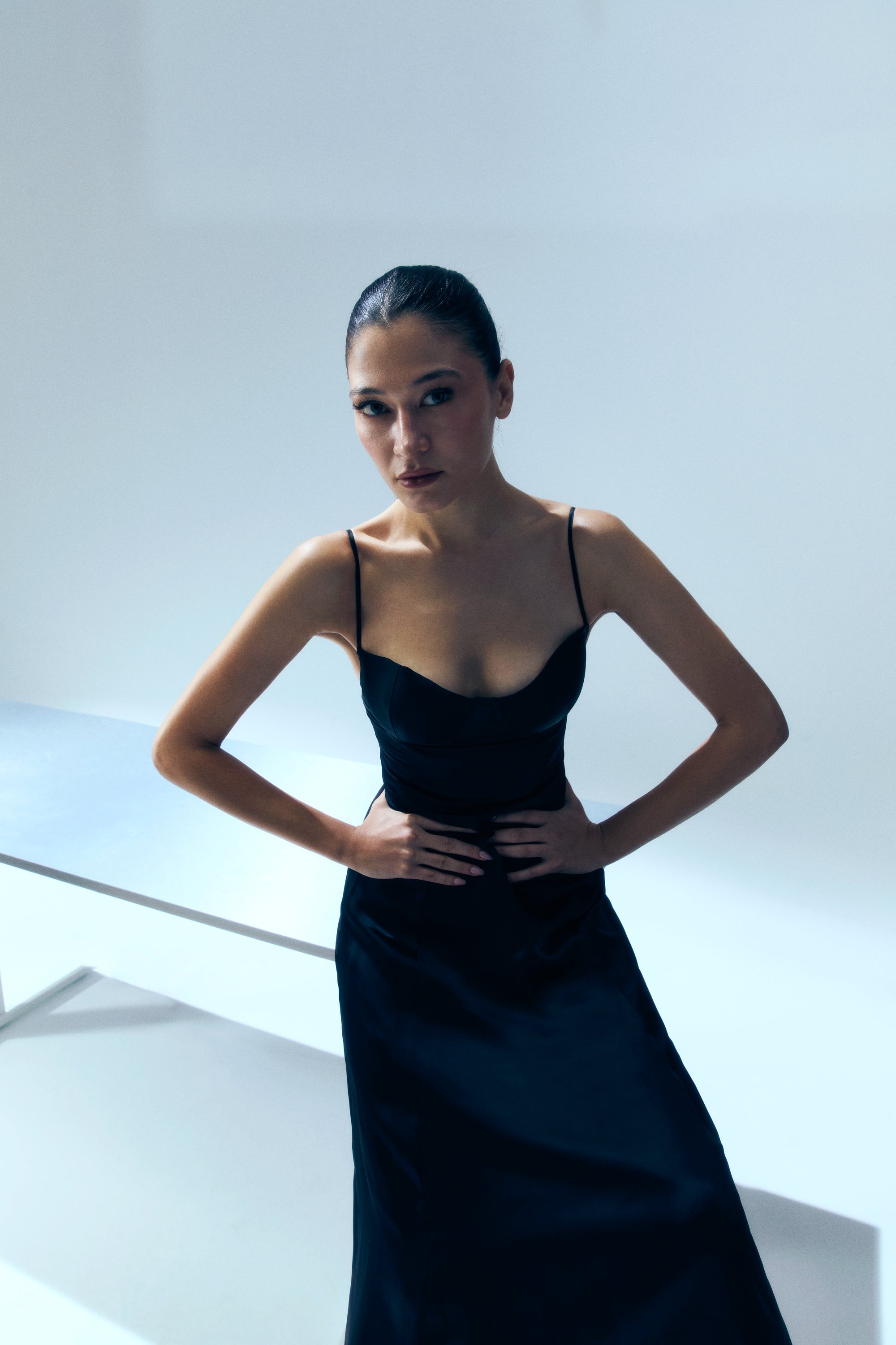 PURE SILK YOUR *ITCH SILK DRESS - JET BLACK