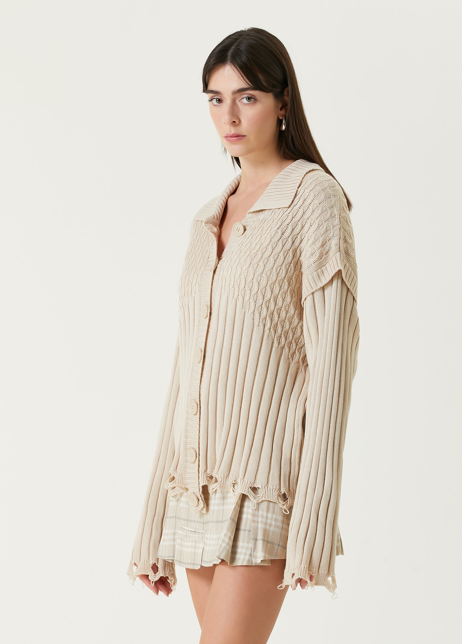Soft Knit Cardigan - Fog
