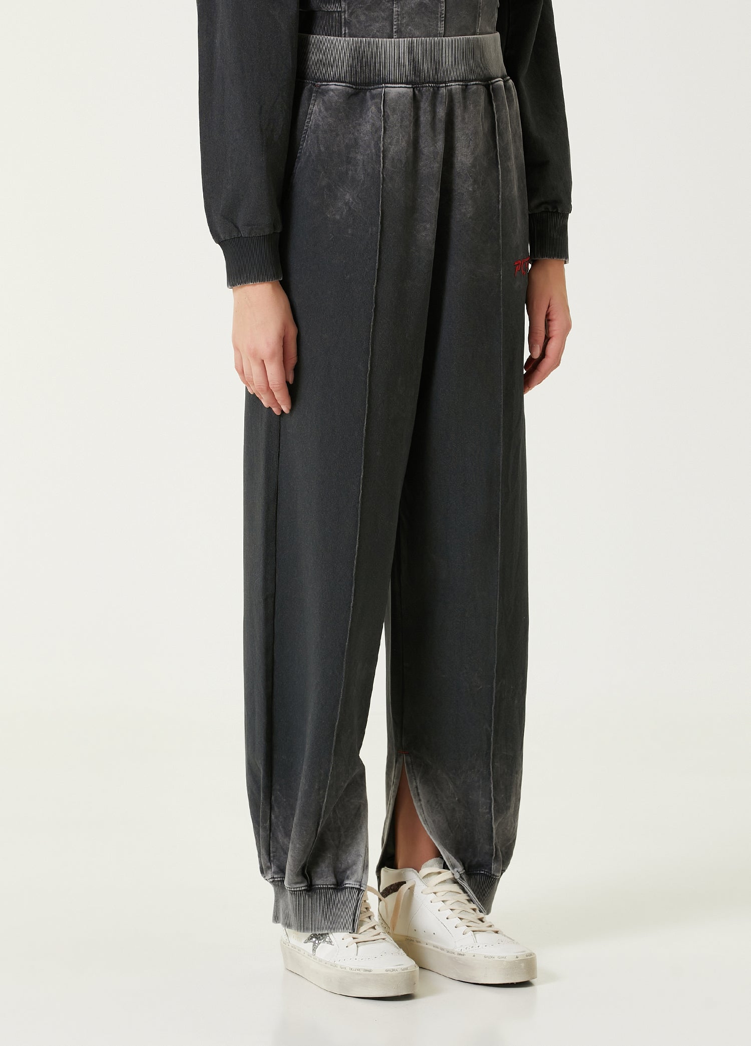 Pure Cotton Free Heaven Acid Wash Women Sweatpant