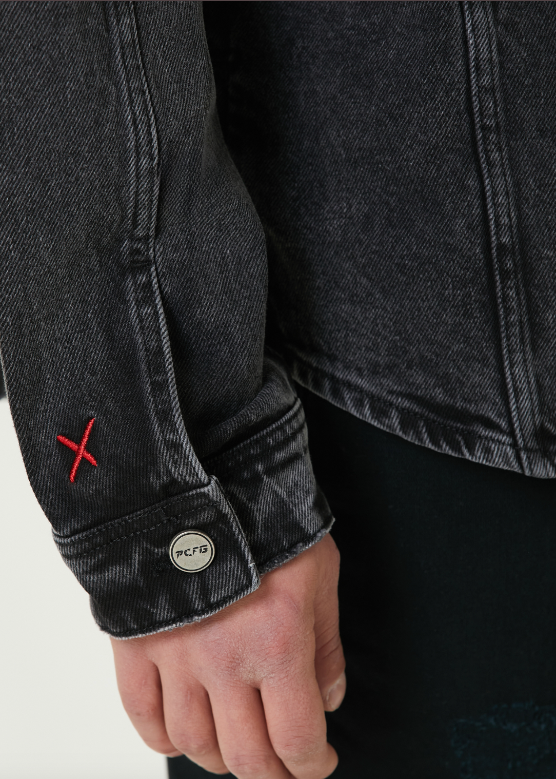 Pure Cotton Free Heaven Destroyed Denim Jacket