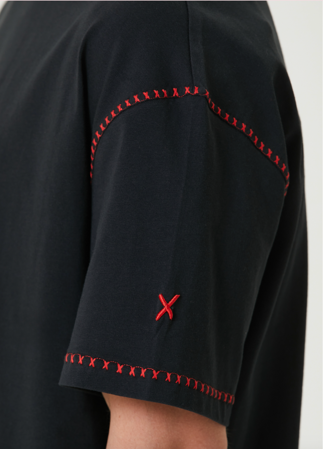 Pure Cotton Free Heaven Crochet Men T-Shirt - Jet Black