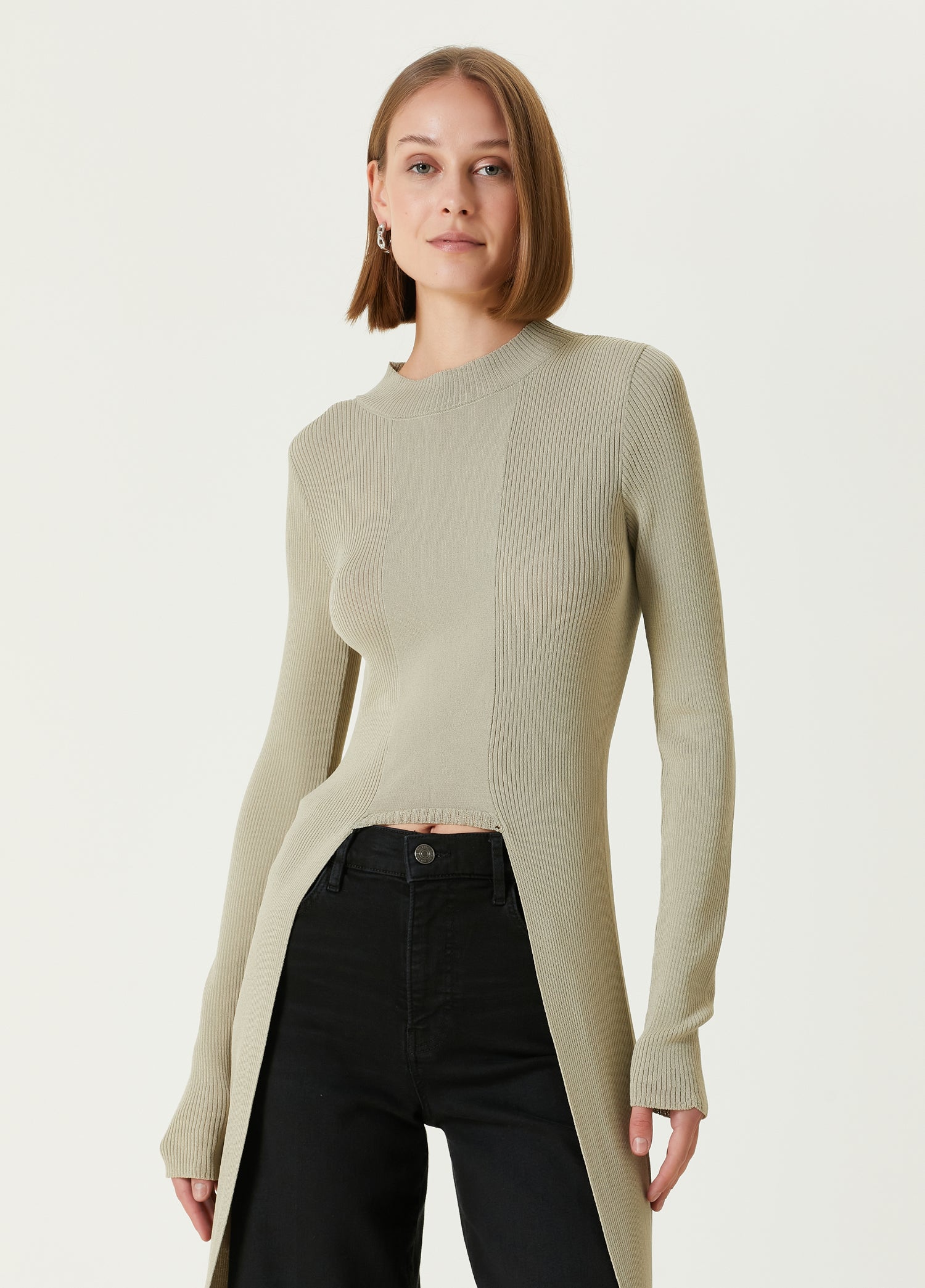 YOUR *ITCH TAİLED KNIT TOP - STRING