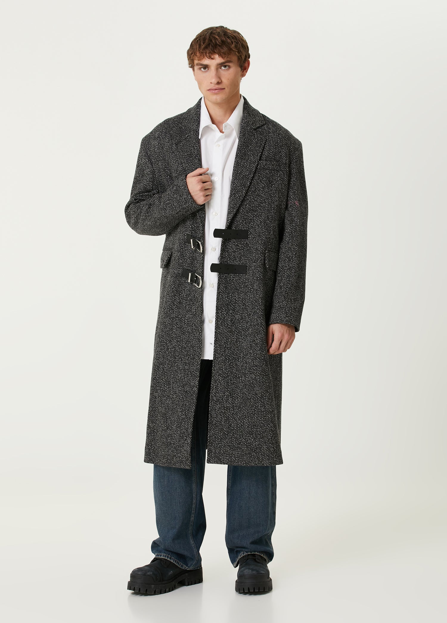WOOL & CASHMERE BLEND YOUR *ITCH WOOL LONG OVERCOAT