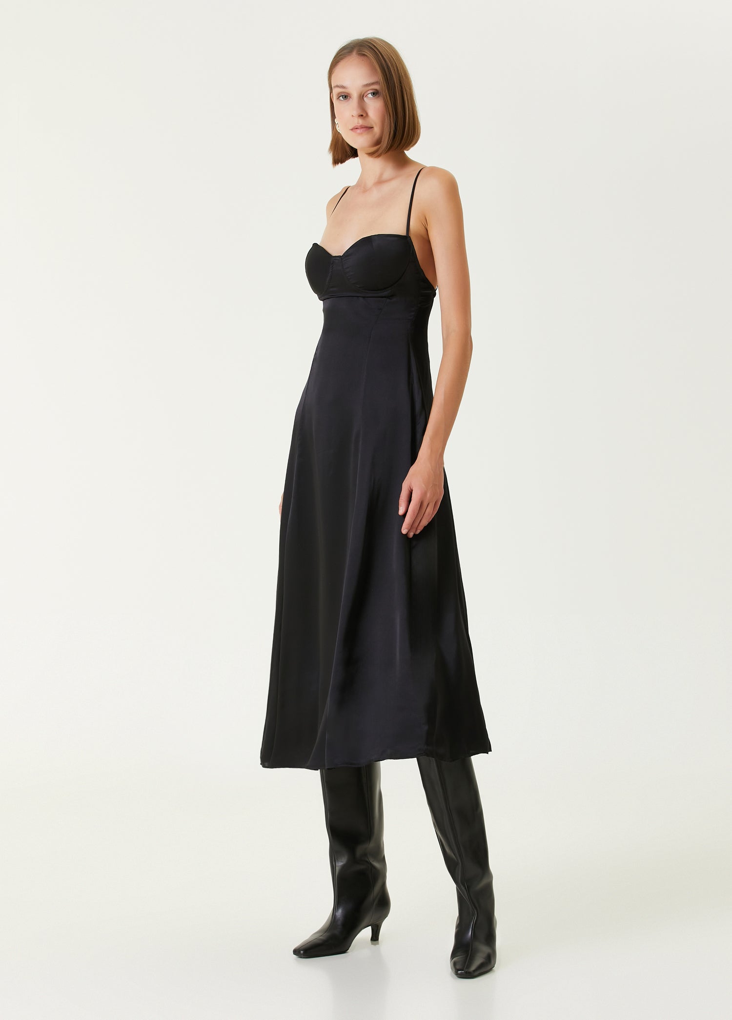 PURE SILK YOUR *ITCH SILK DRESS - JET BLACK