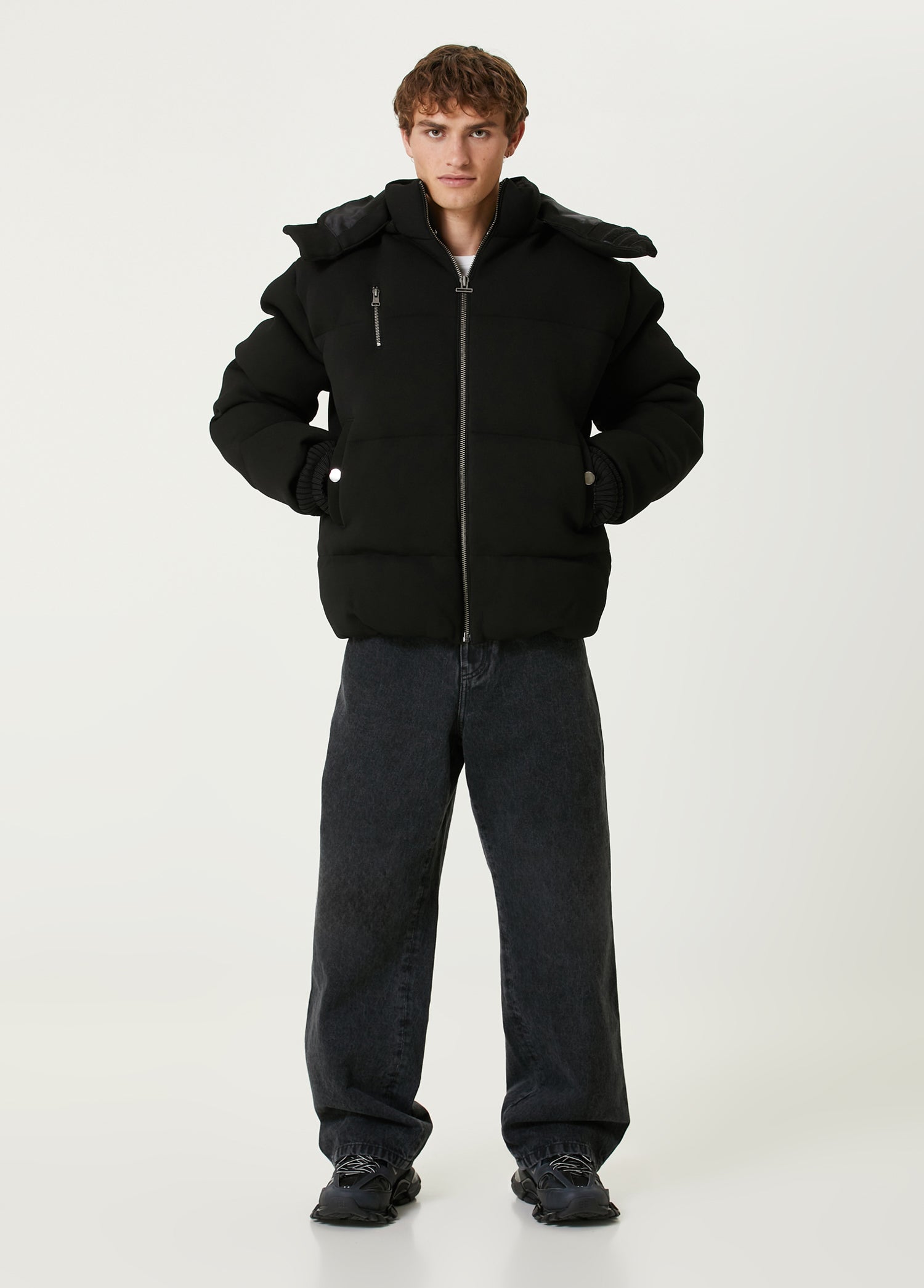 YOUR *ITCH PUFFER COAT - JET BLACK