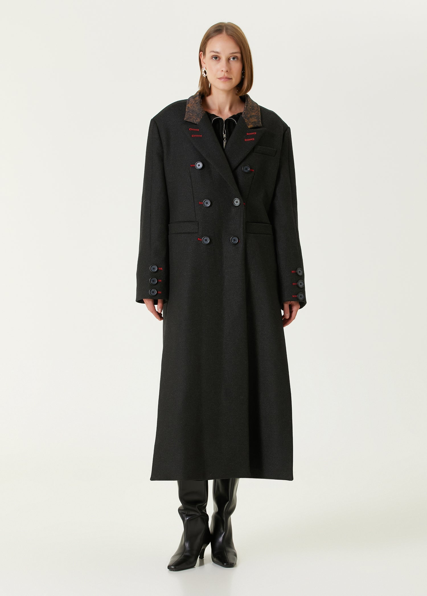 WOOL & CASHMERE BLEND YOUR *ITCH OVERSIZED LONG OVERCOAT