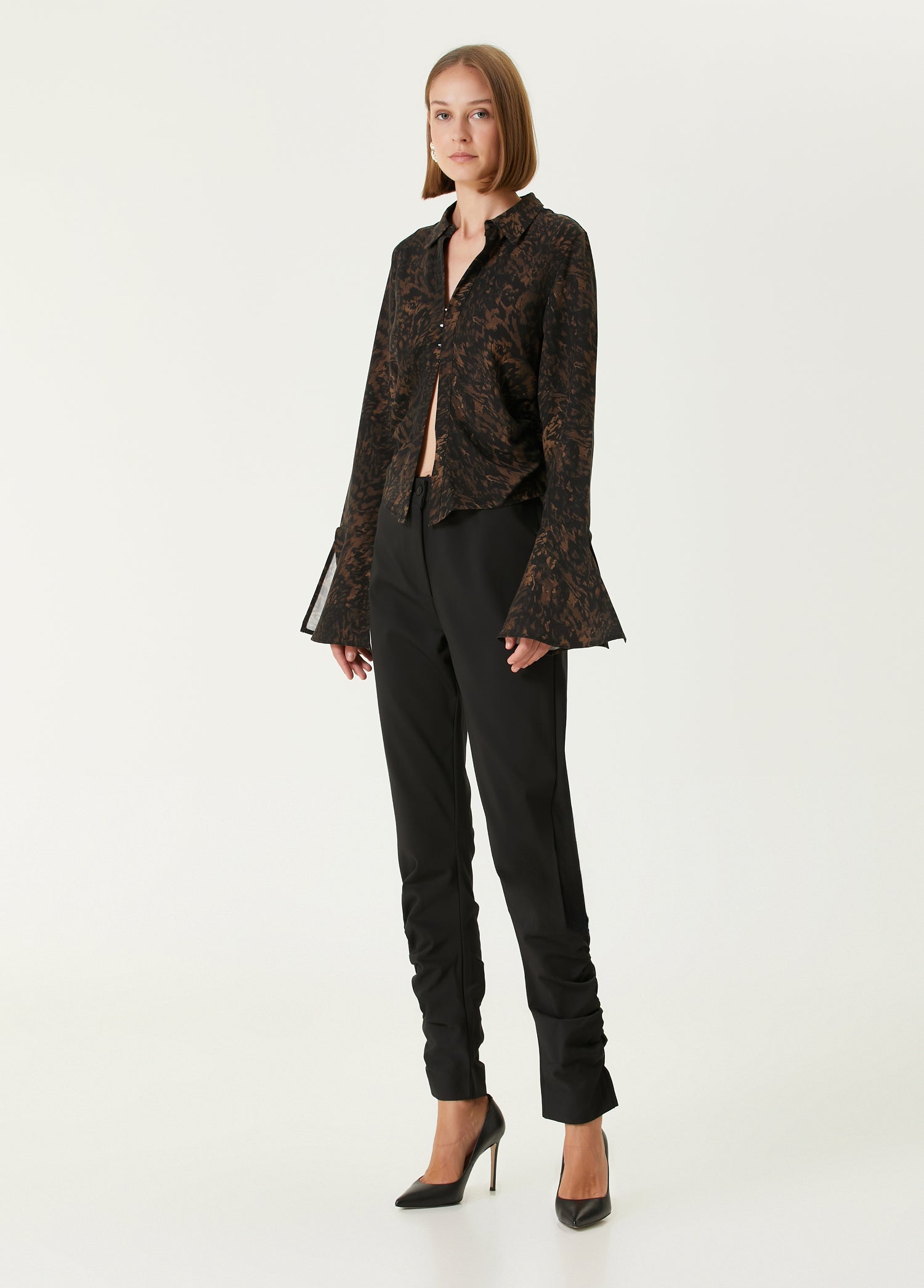 your *itch  fitted shirt - Leopard