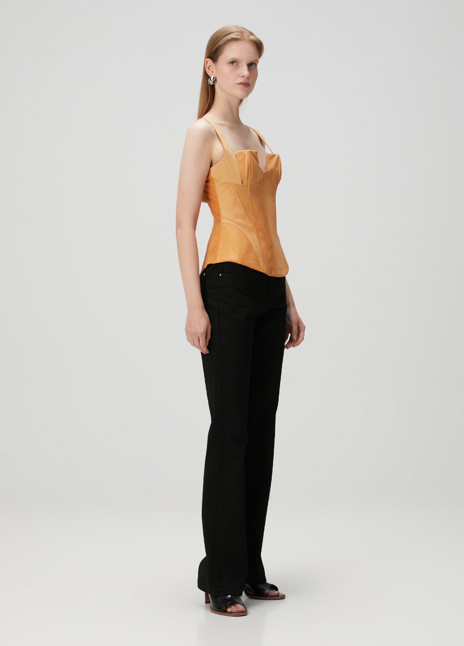 CORSET TOP - ORANGE
