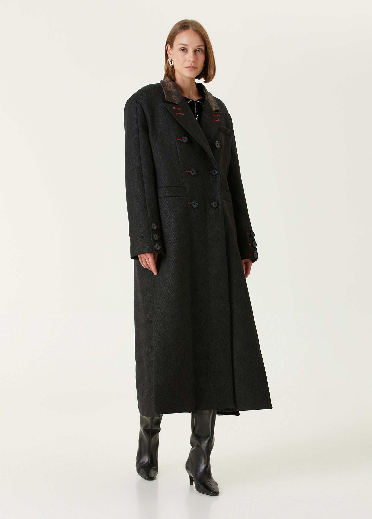 WOOL & CASHMERE BLEND YOUR *ITCH OVERSIZED LONG OVERCOAT