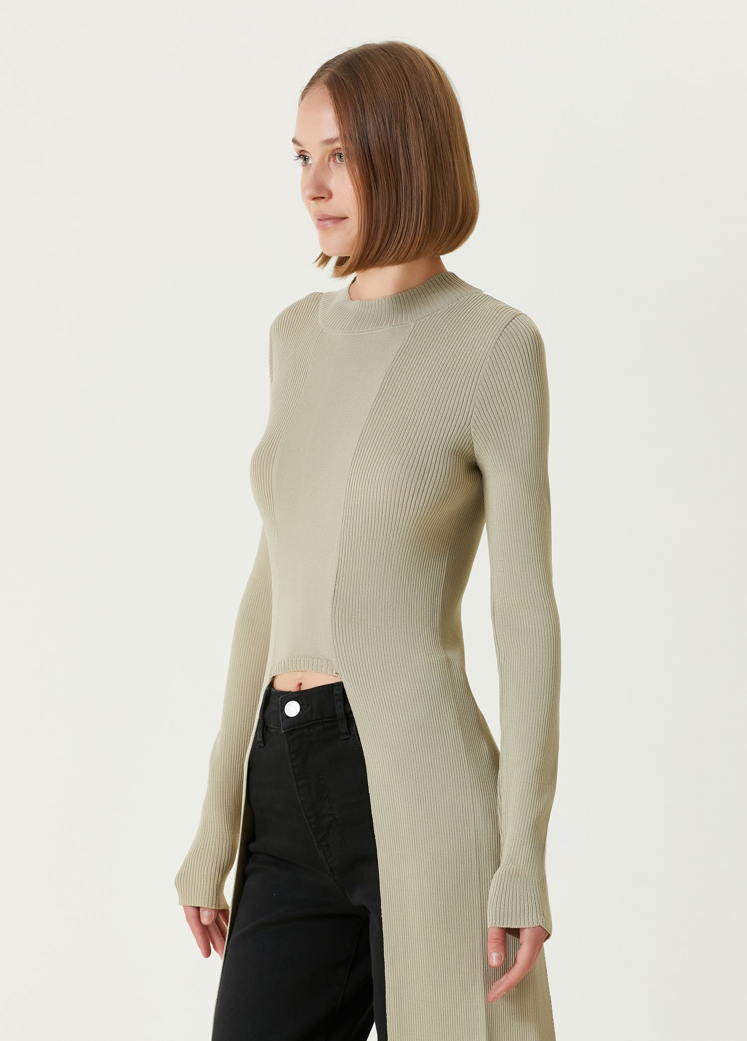 YOUR *ITCH TAİLED KNIT TOP - STRING