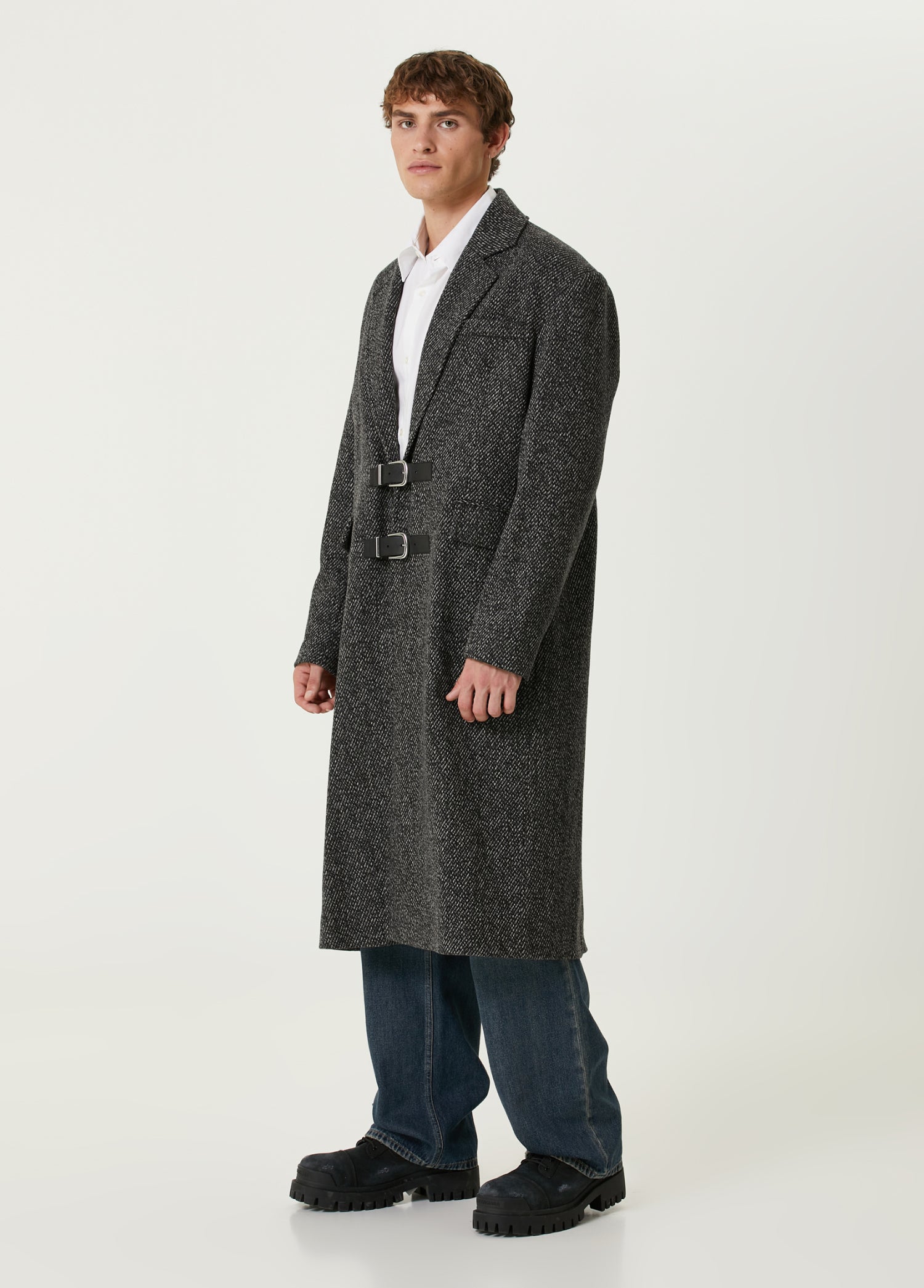 WOOL & CASHMERE BLEND YOUR *ITCH WOOL LONG OVERCOAT