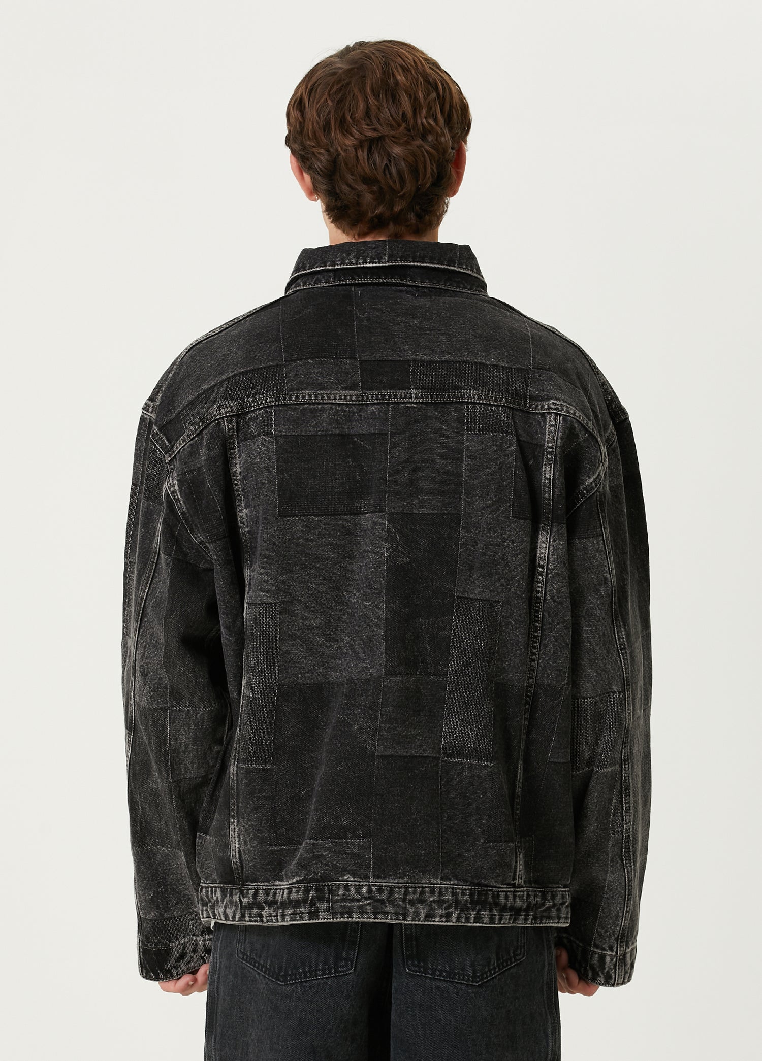 YOUR *ITCH COLORBLOCKED DENIM JACKET - BLACK