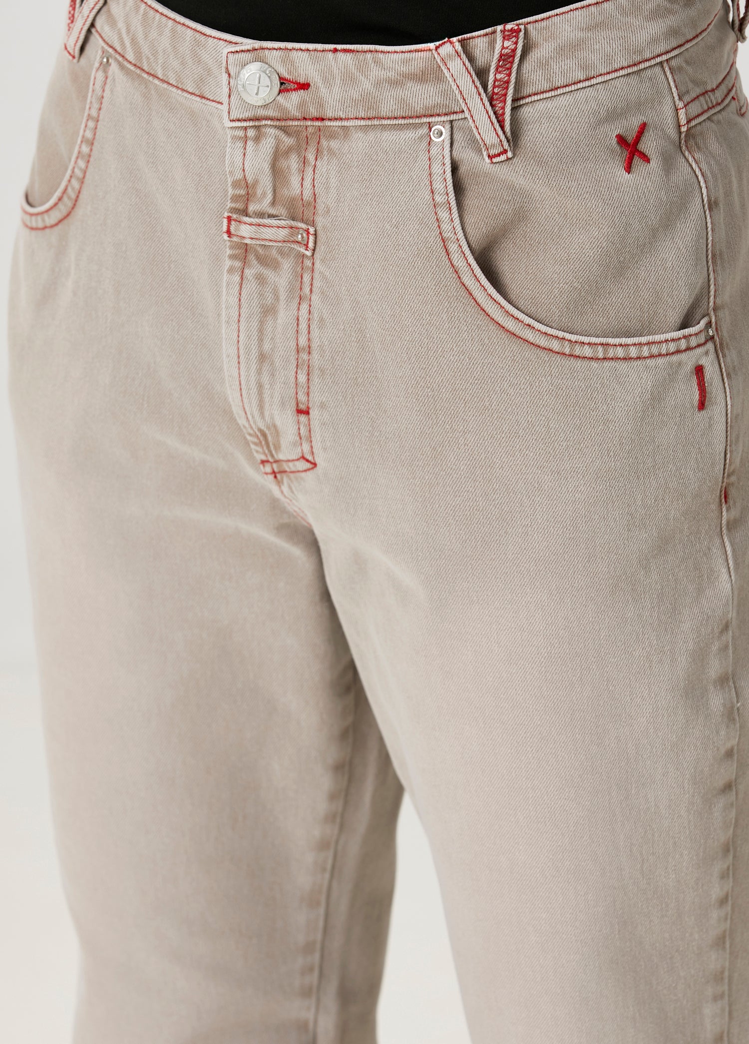 PURE COTTON FADED DENIM PANT - MOON ROCK – PCFG Store
