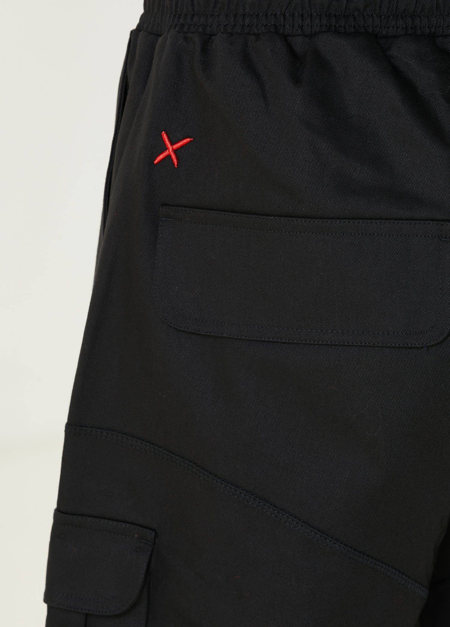 COTTON BLEND YOUR *ITCH CARGO PANT - BLACK