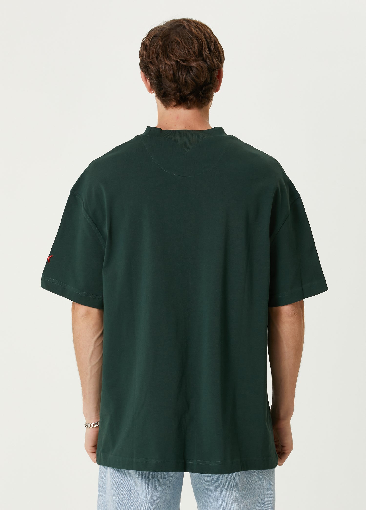 Oversized Tee With Emboss Detail - Pine Groove