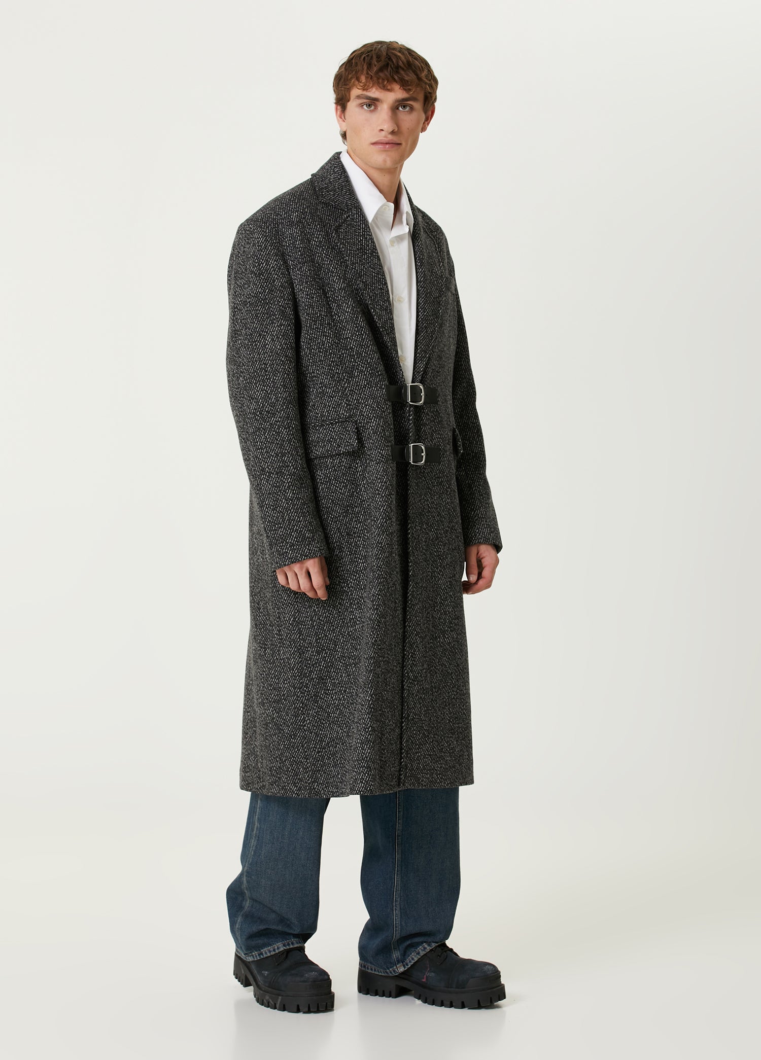 WOOL & CASHMERE BLEND YOUR *ITCH WOOL LONG OVERCOAT