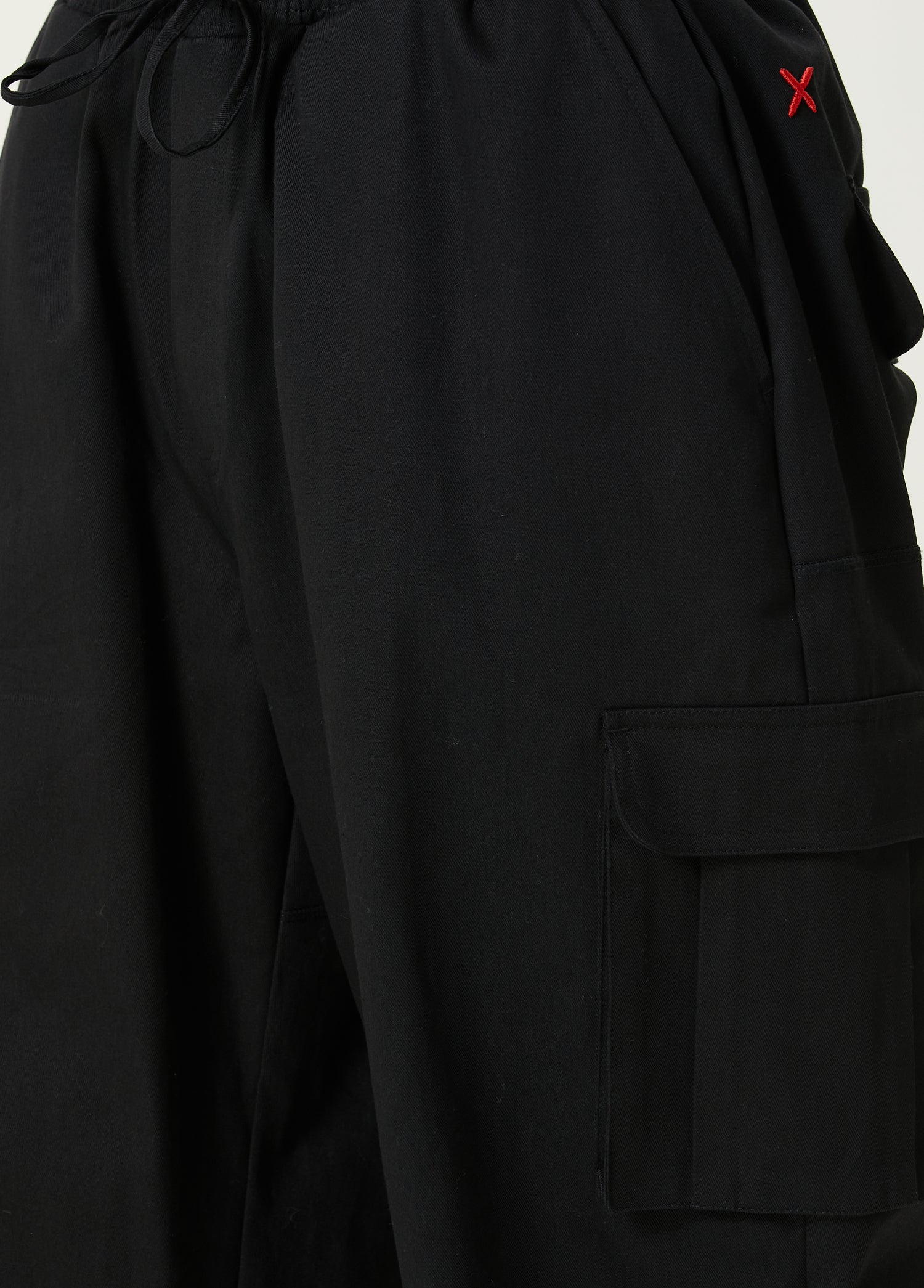 COTTON BLEND YOUR *ITCH CARGO PANT - BLACK