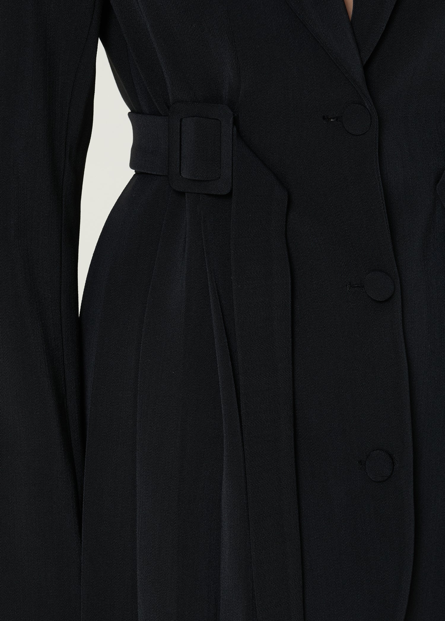 WOOL BLEND YOUR *ITCH JACKET DRESS - JET BLACK