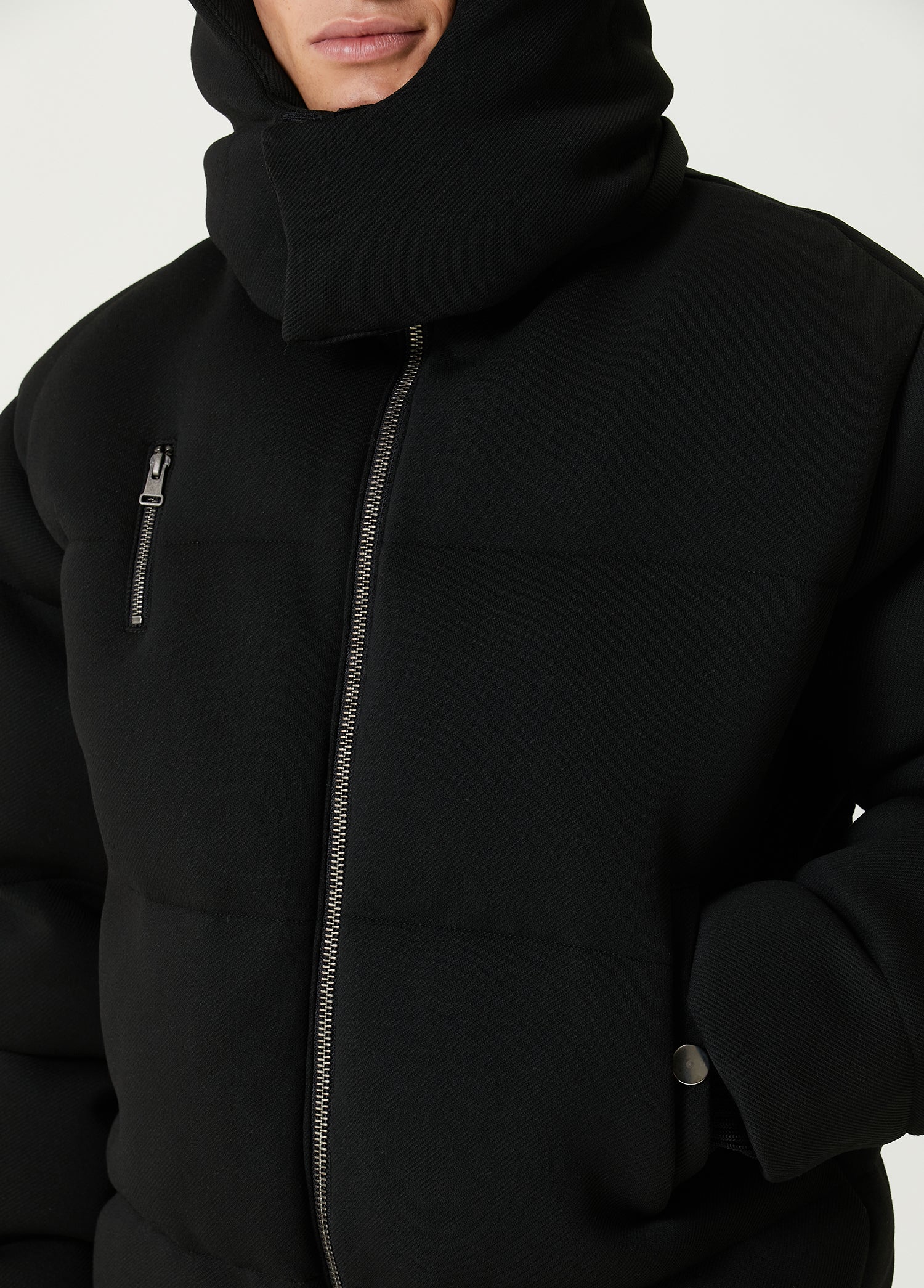 YOUR *ITCH PUFFER COAT - JET BLACK