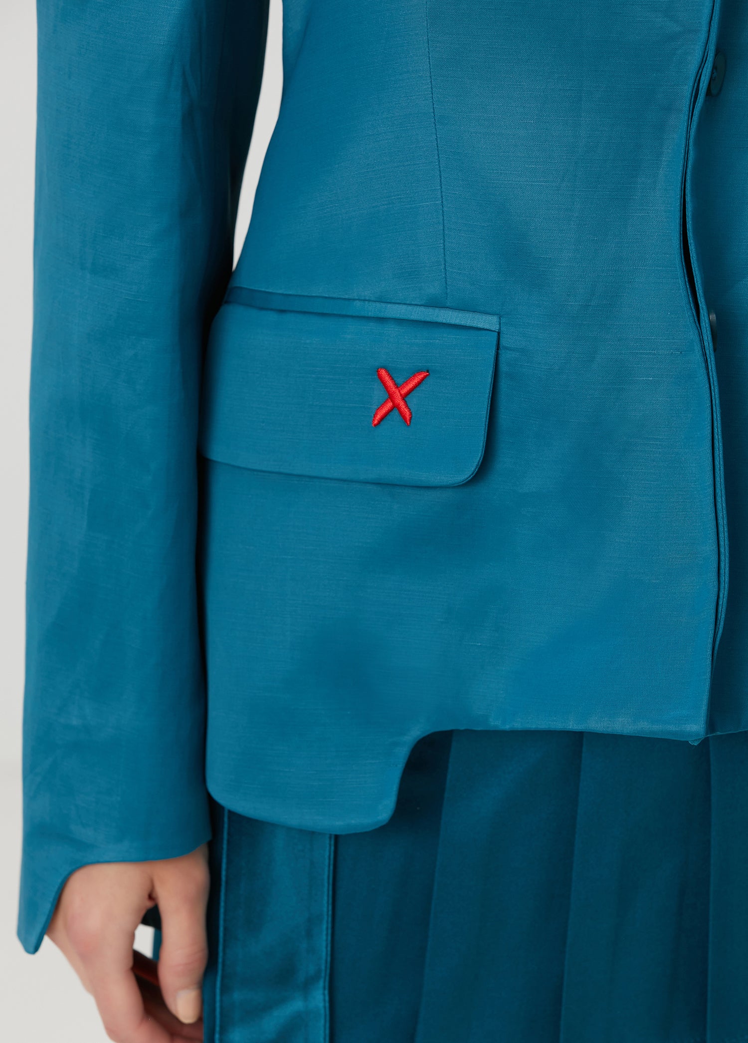 WOVEN JACKET - MOROCCAN BLUE