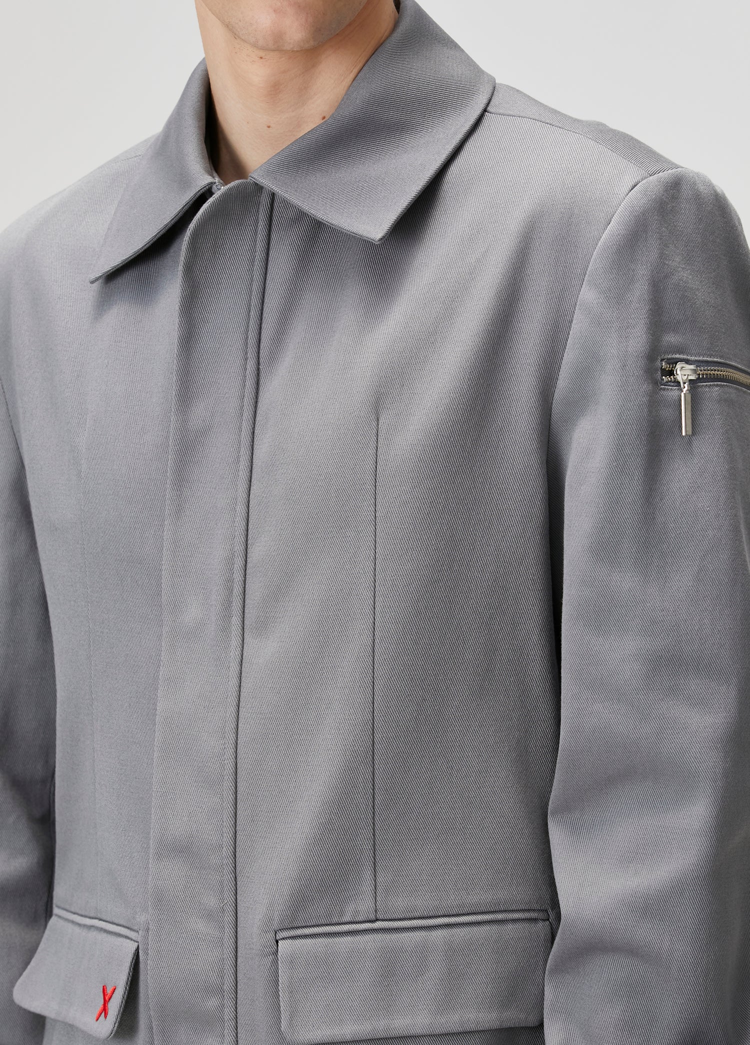 PURE COTTON PUFFER GABARDINE JACKET