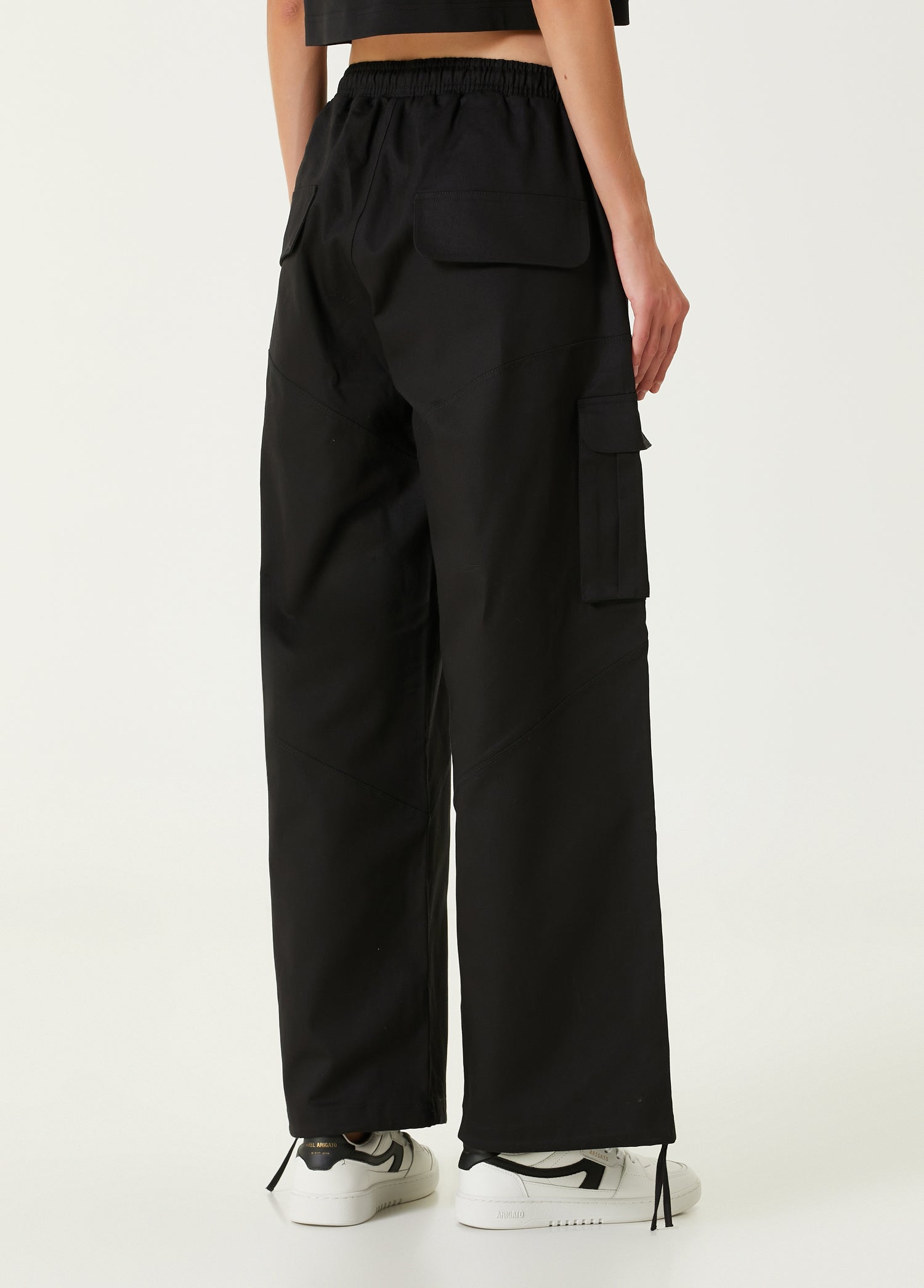 COTTON BLEND YOUR *ITCH CARGO PANT - BLACK