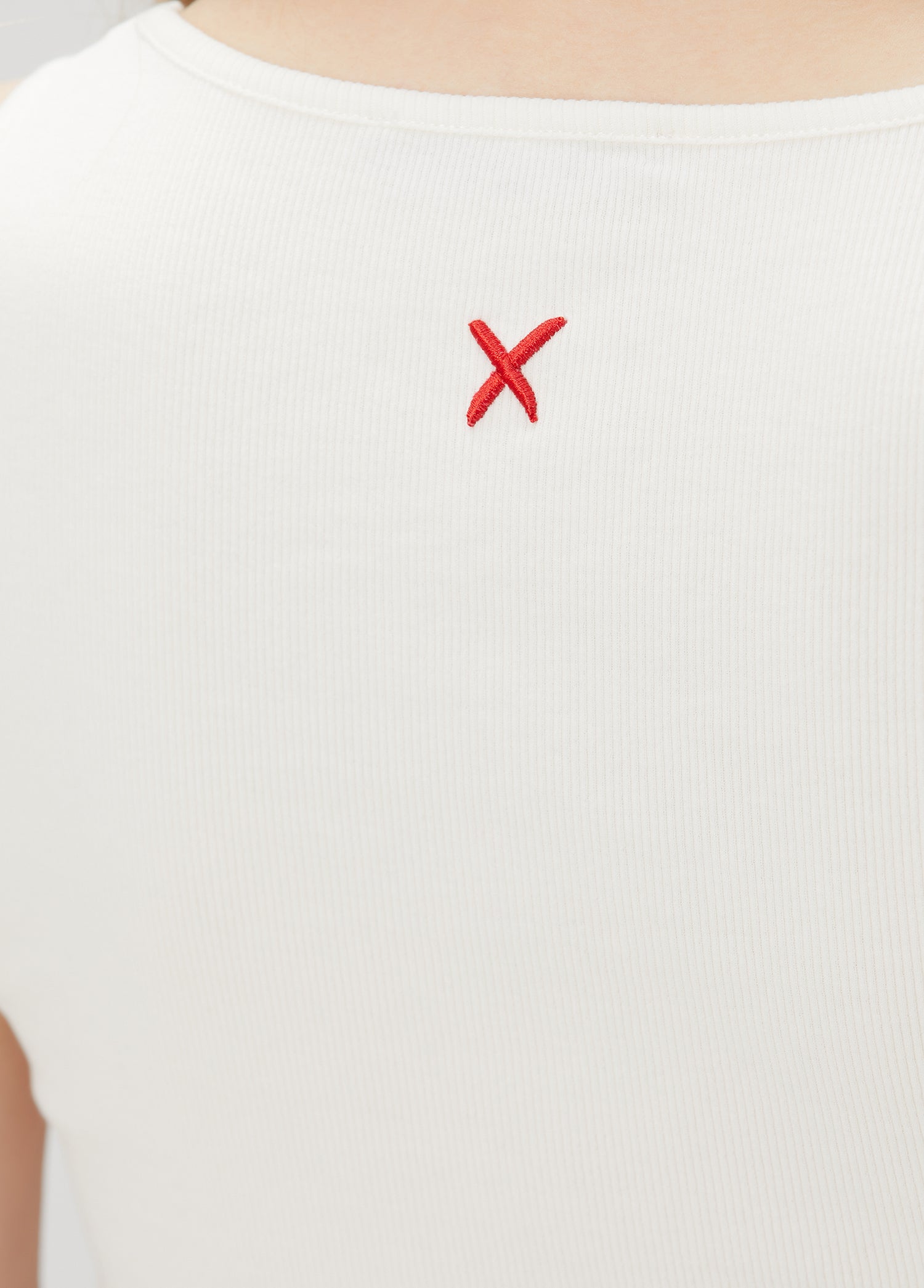 COTTON TANK TOP - WHITE