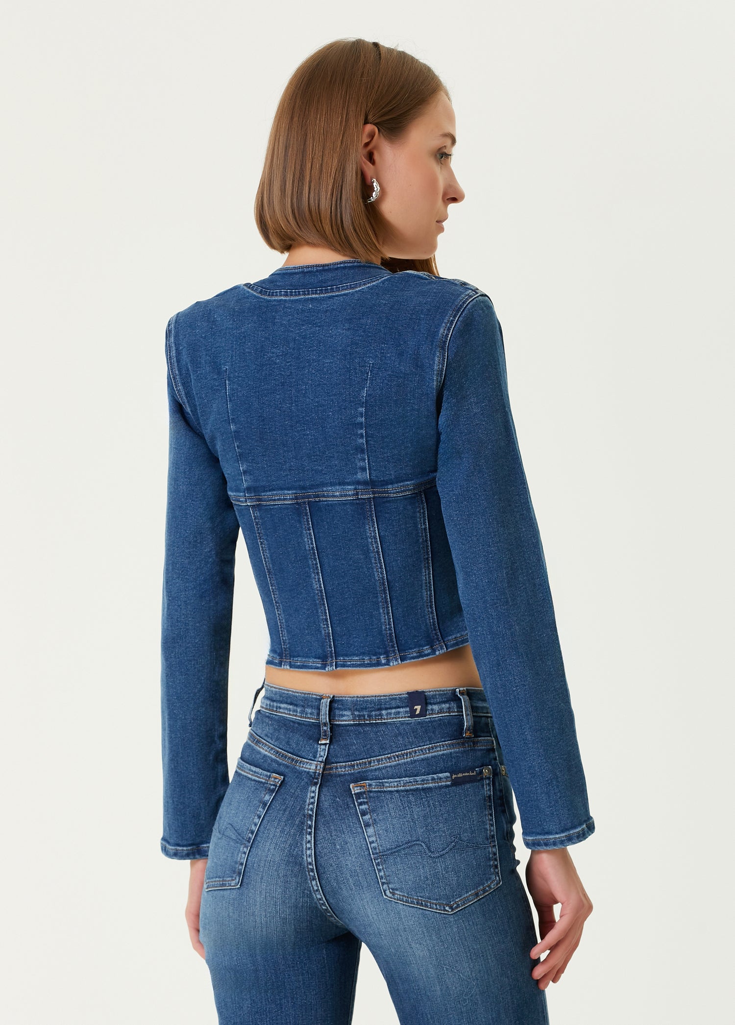YOUR *ITCH CORSET DENIM CORSET TOP
