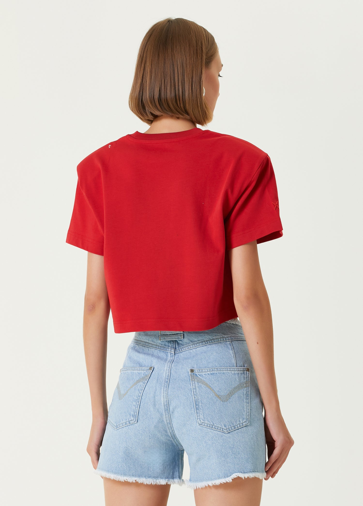COTTON YOUR *ITCH SHOULDER PADDED T-SHIRT - SAMBA