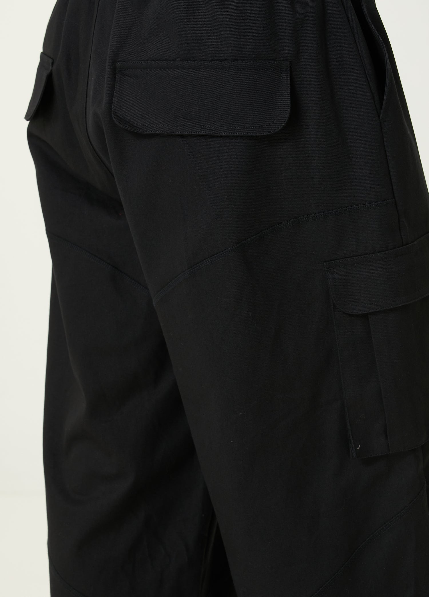 COTTON BLEND YOUR *ITCH CARGO PANT - BLACK