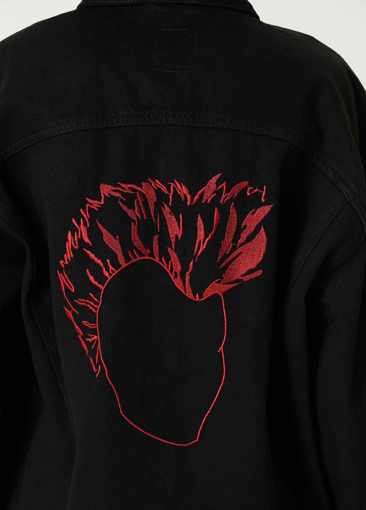 Logo Denim Jacket - Black