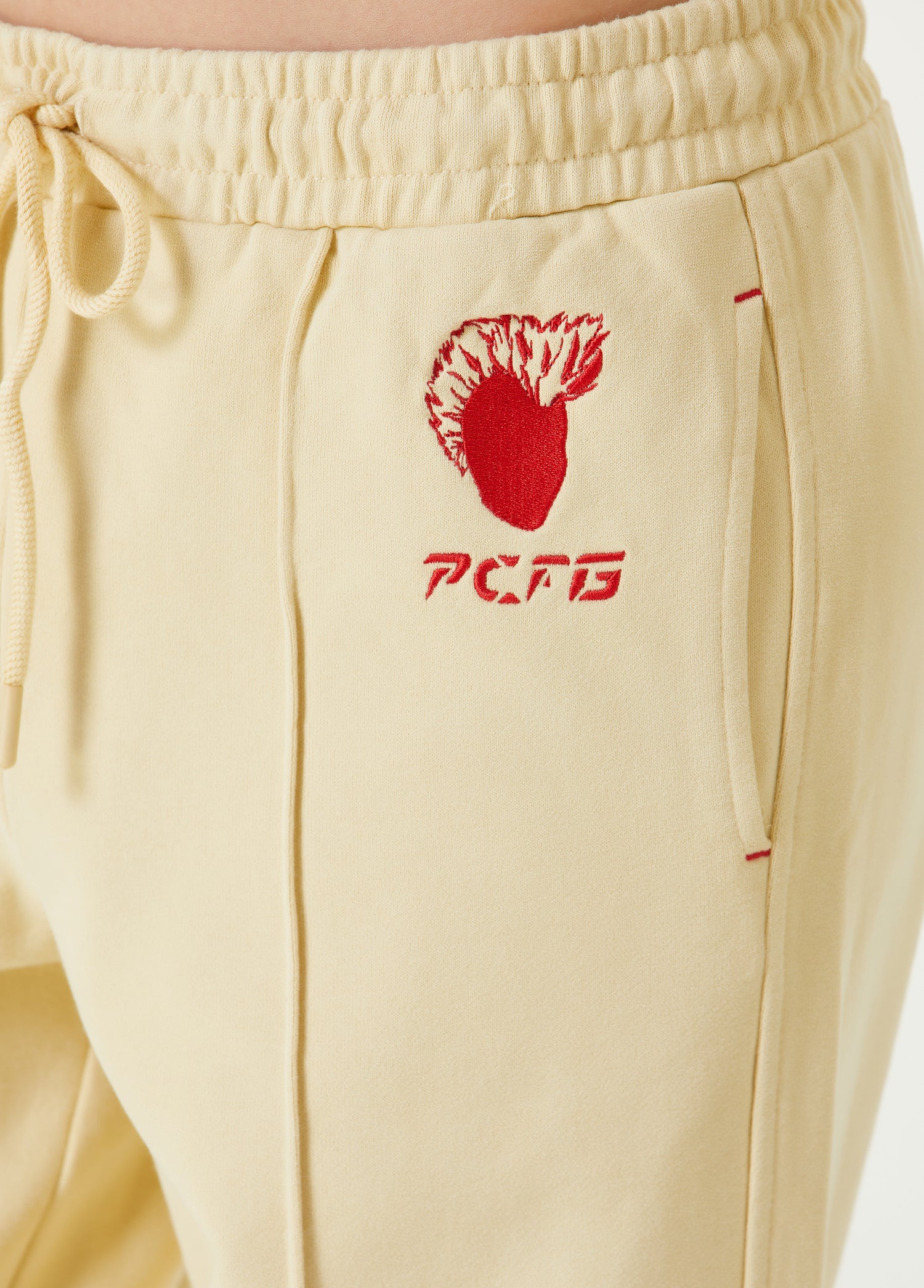 Cotton Destroyed Sweat Pant - Chino Green