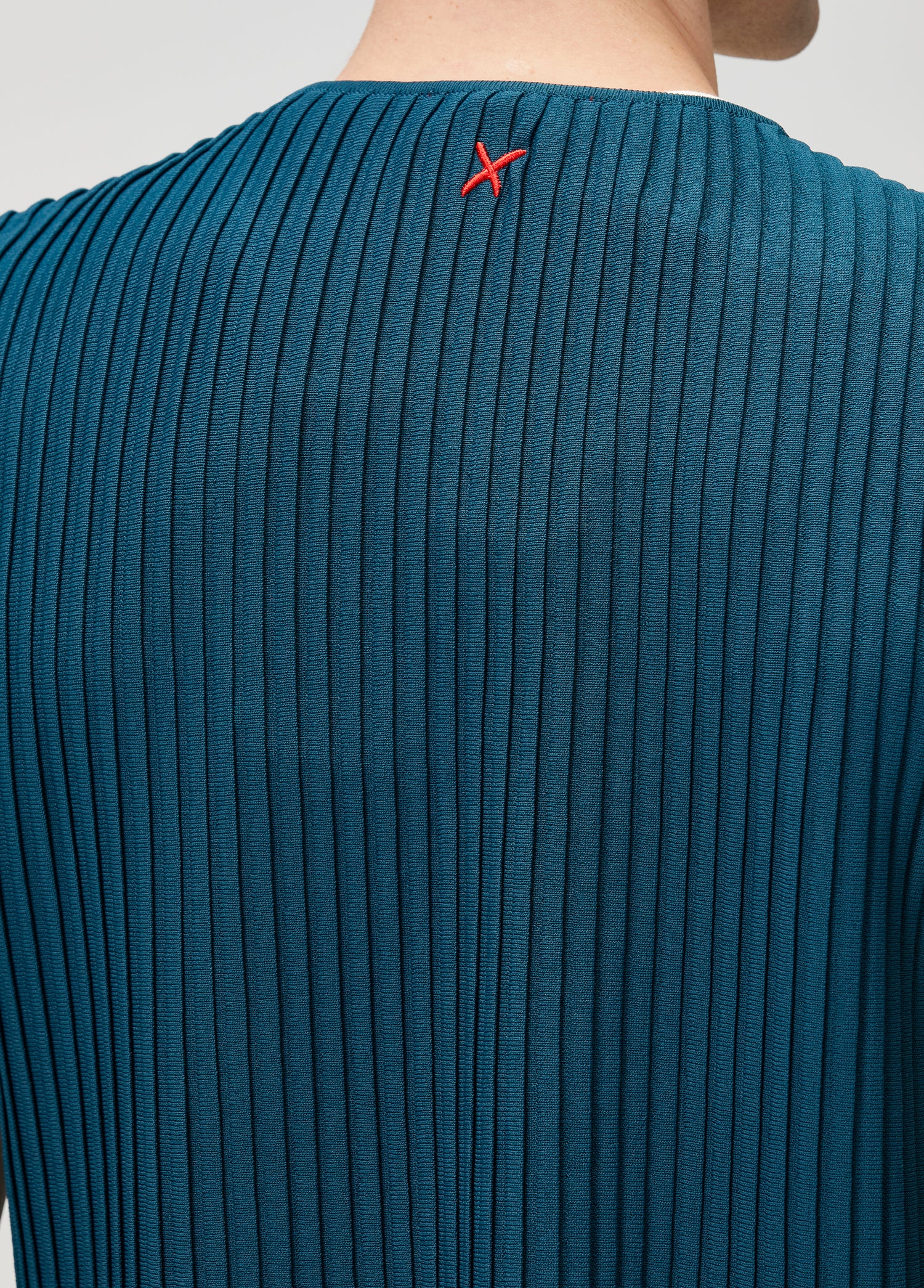 KNITTED VEST - MOROCCAN BLUE