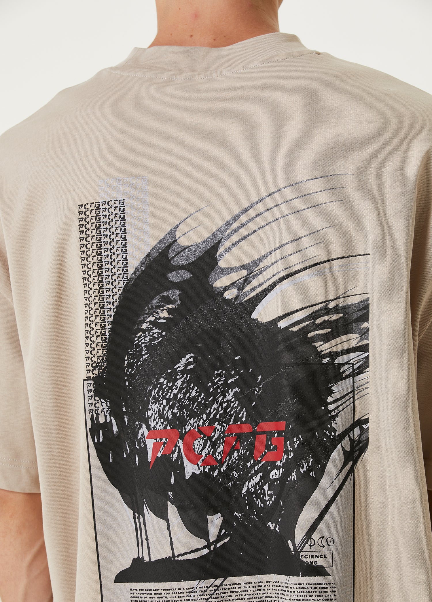 COTTON YOUR *ITCH ACID WASHED TSHIRT - STRING