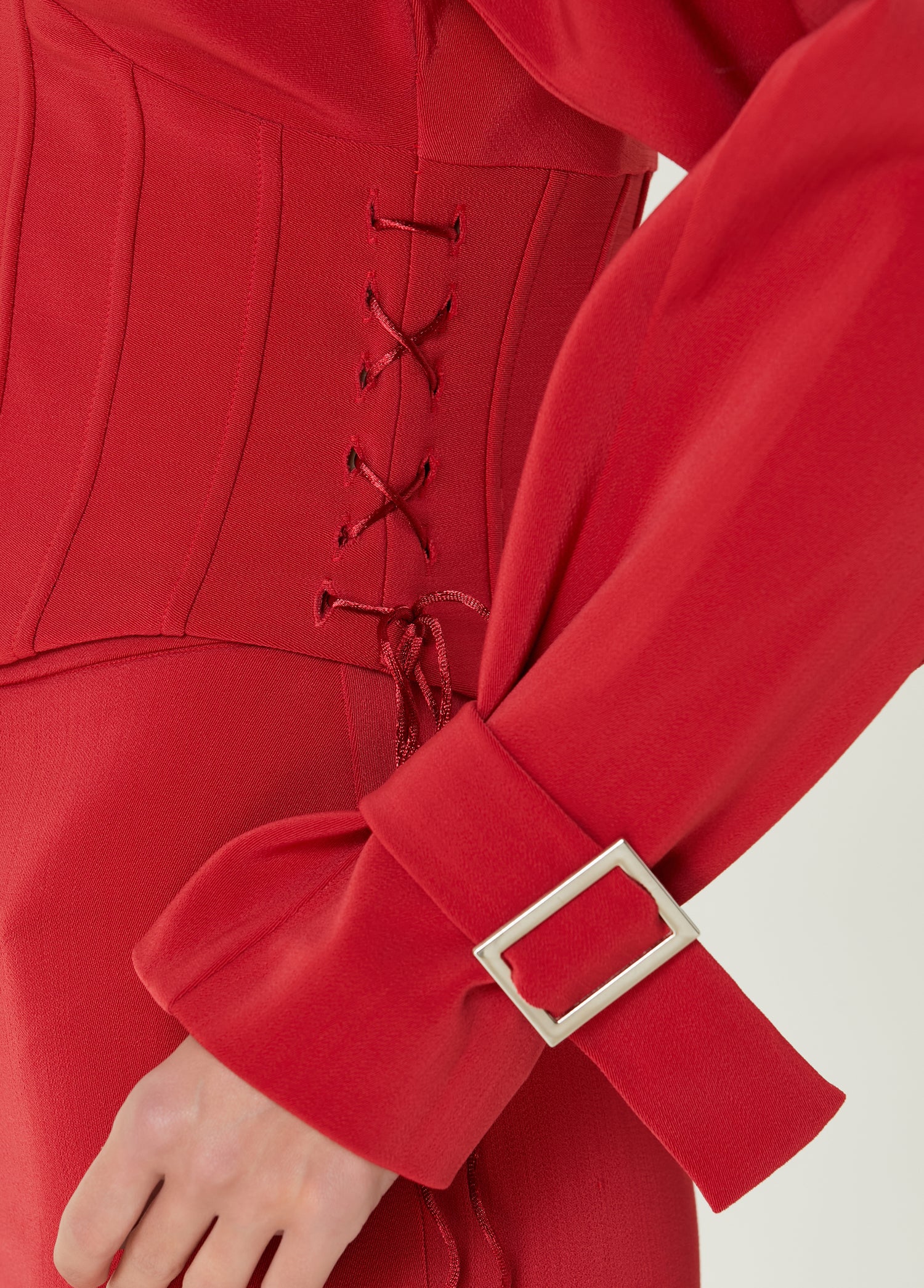 WOOL BLEND YOUR *ITCH CORSET BLOUSE - SAMBA