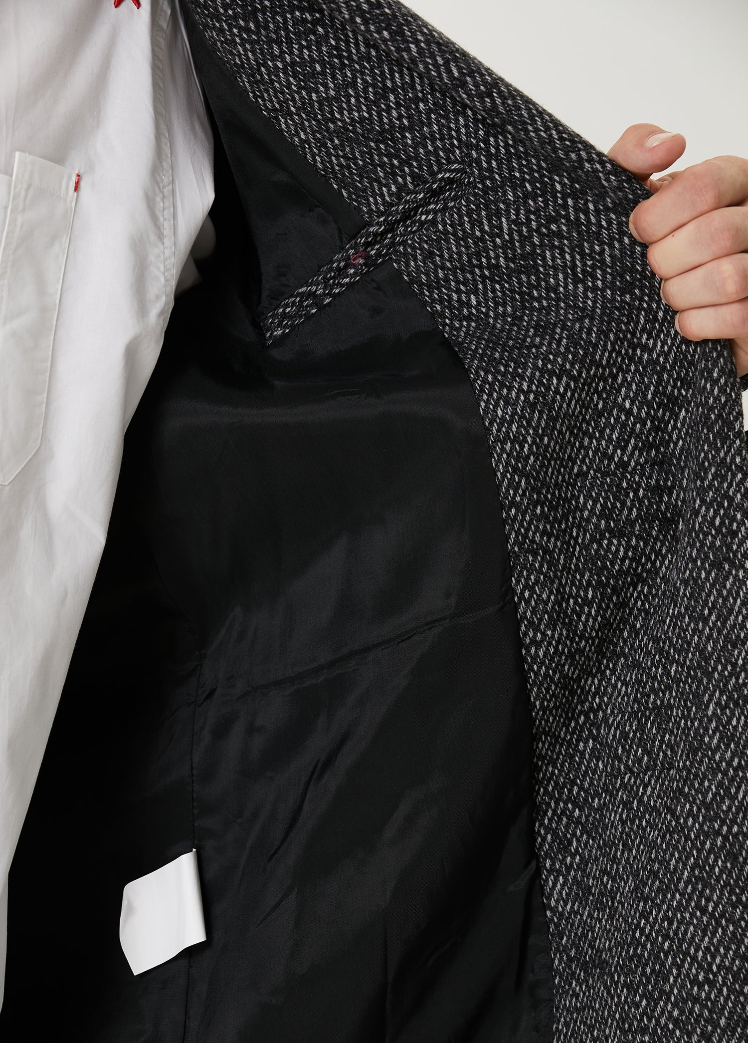 WOOL & CASHMERE BLEND YOUR *ITCH WOOL LONG OVERCOAT